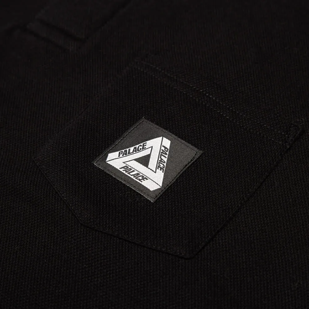 Palace Long Sleeve Backed Pique ShirtBlack