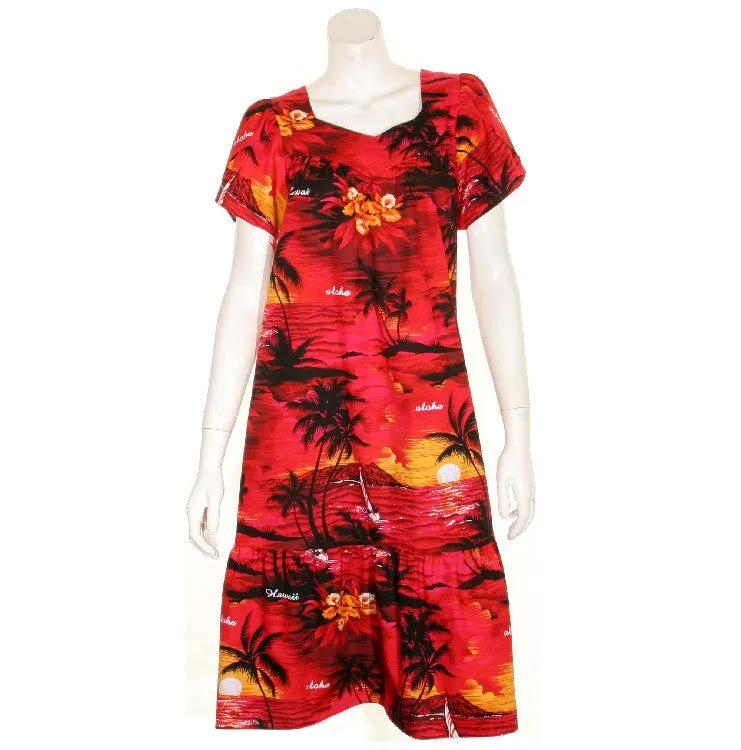 Palm Tree Short Muu Muu