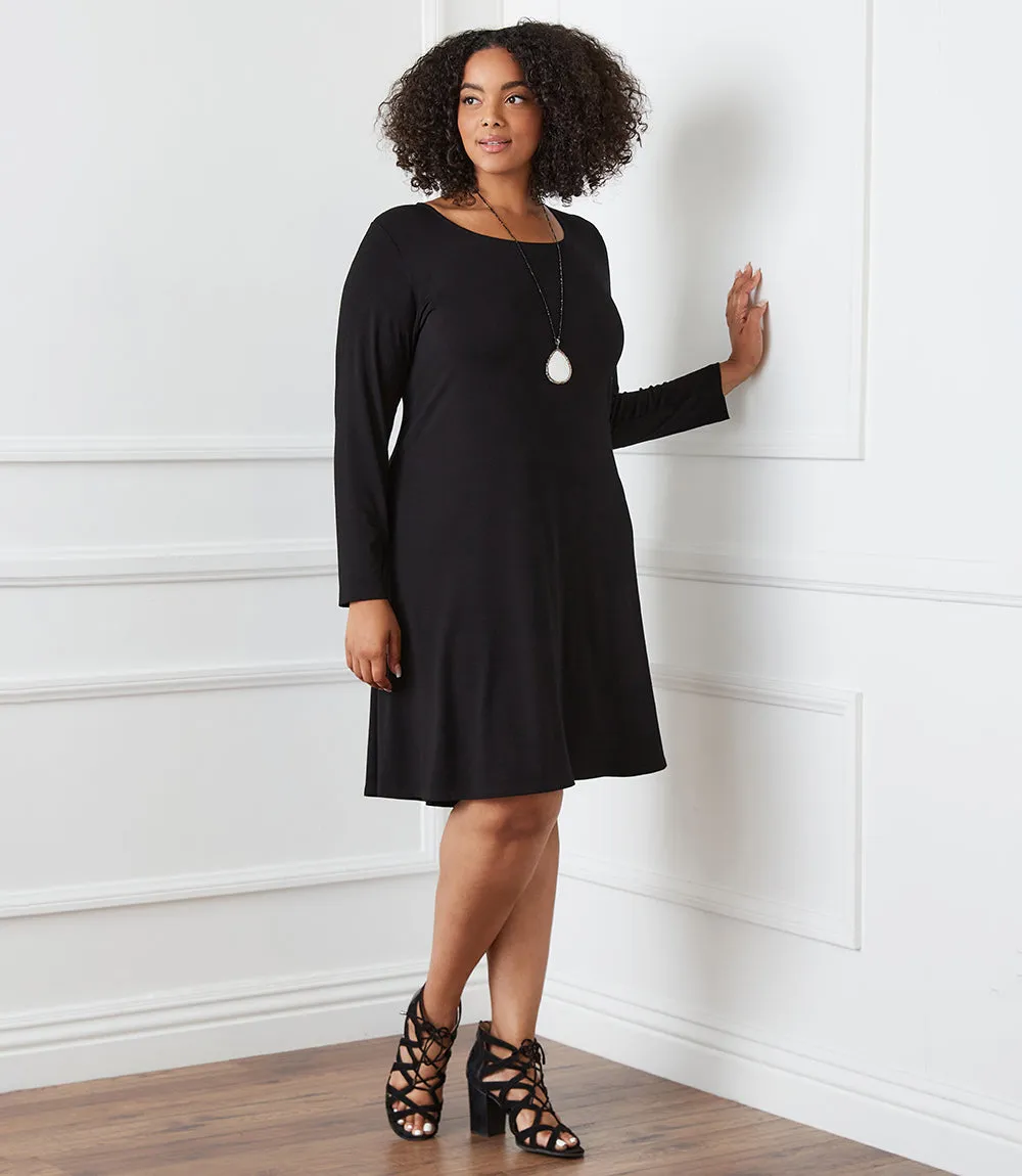 Plus Size Long Sleeve Maggie Dress