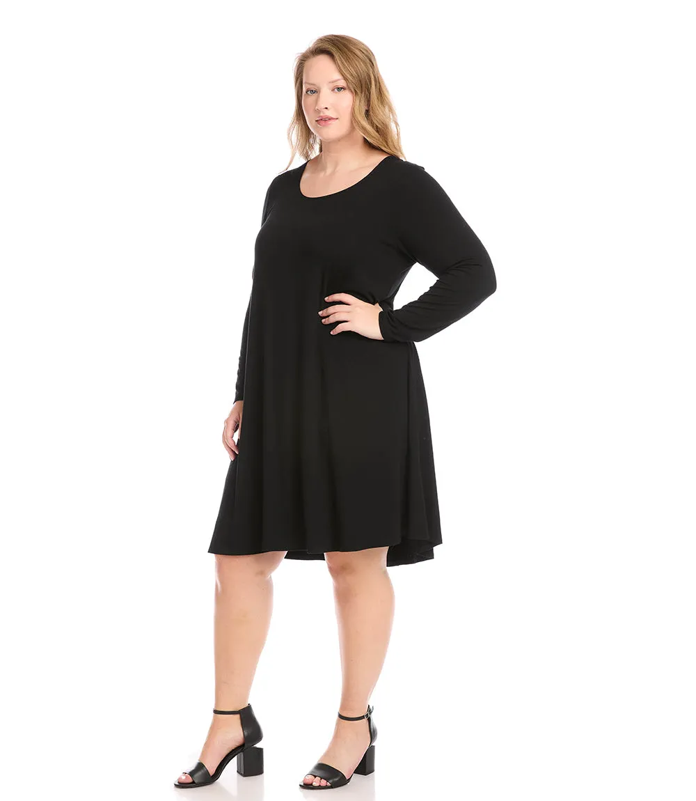 Plus Size Long Sleeve Maggie Dress