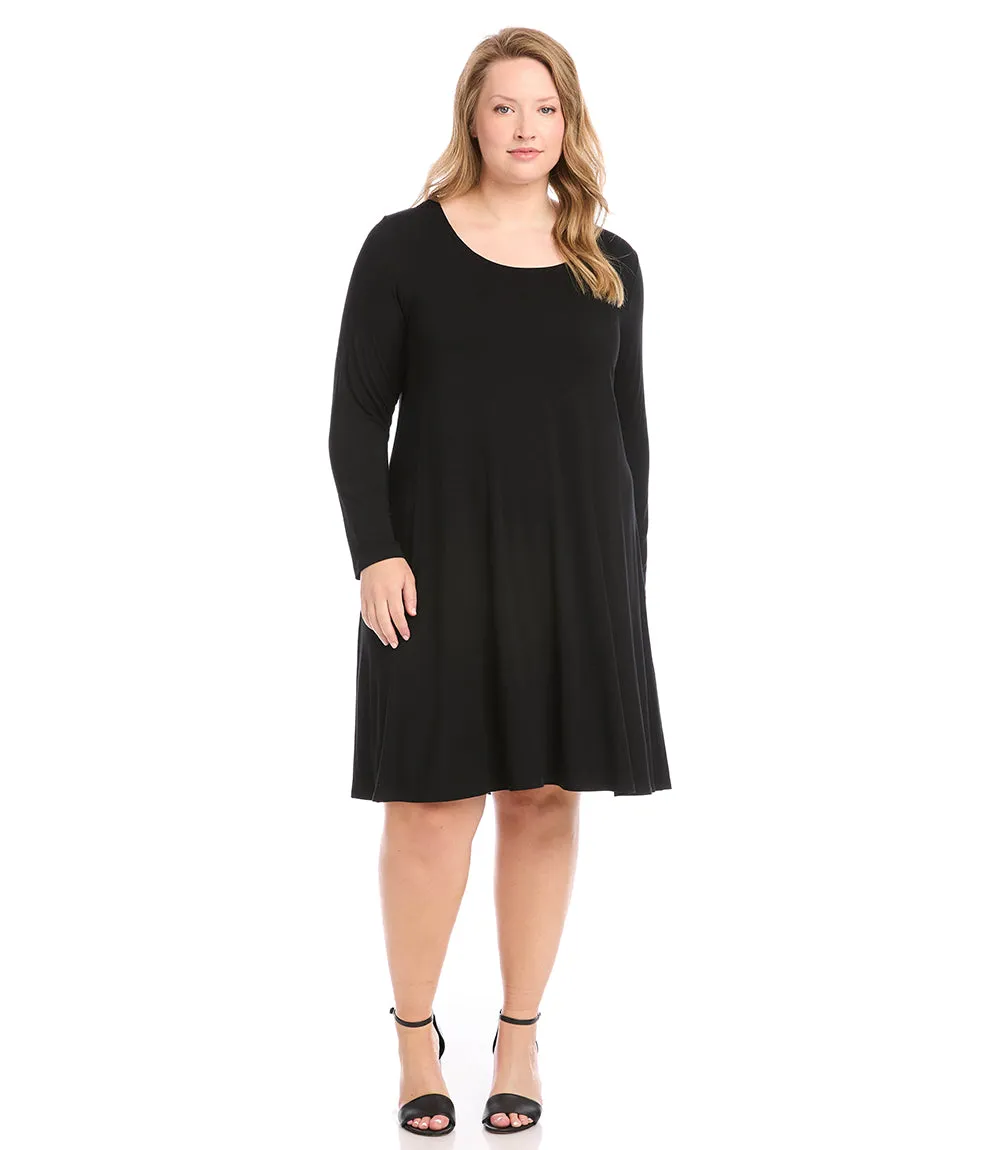 Plus Size Long Sleeve Maggie Dress