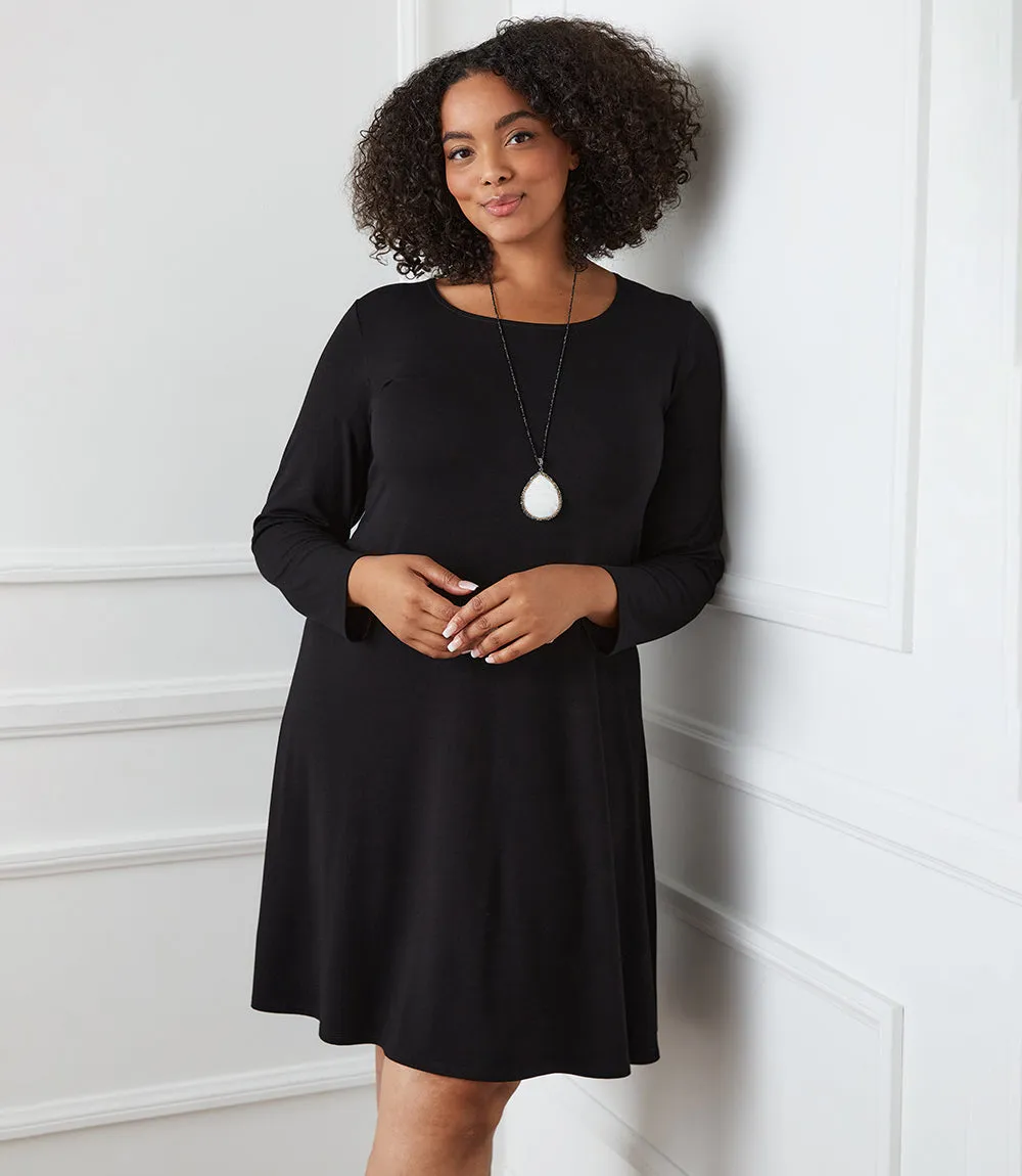 Plus Size Long Sleeve Maggie Dress