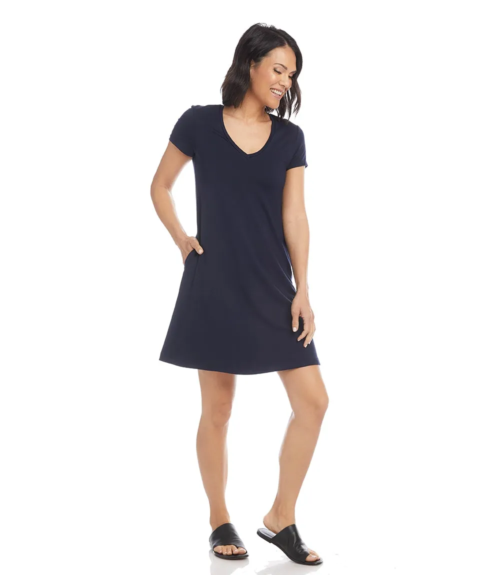 Quinn V-Neck Pocket Dress