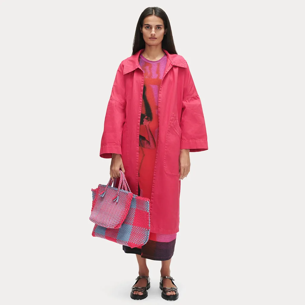 Rachel Comey Sines Bag Fuchsia Pink And Blue