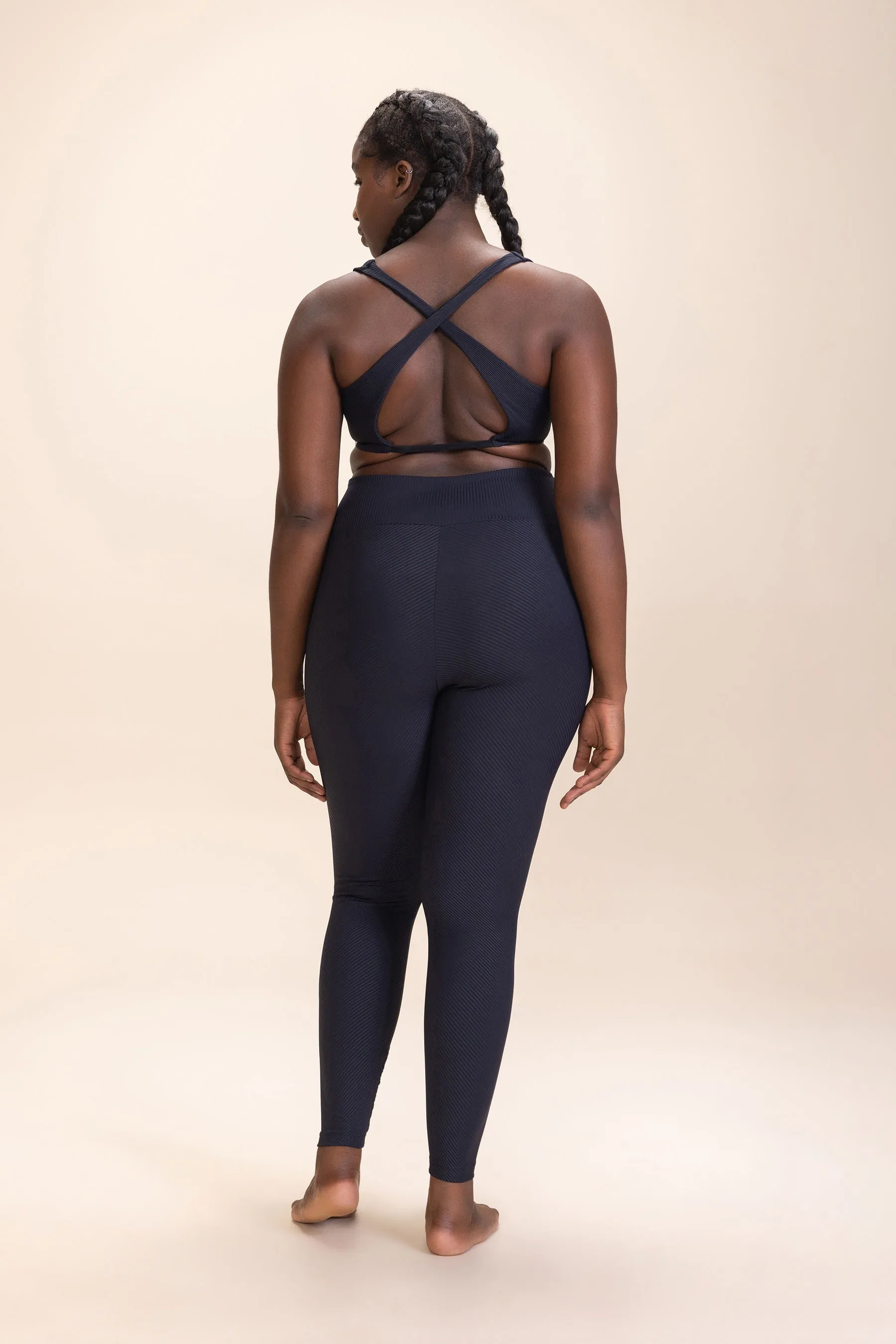 Rib Way Stirrup Leggings