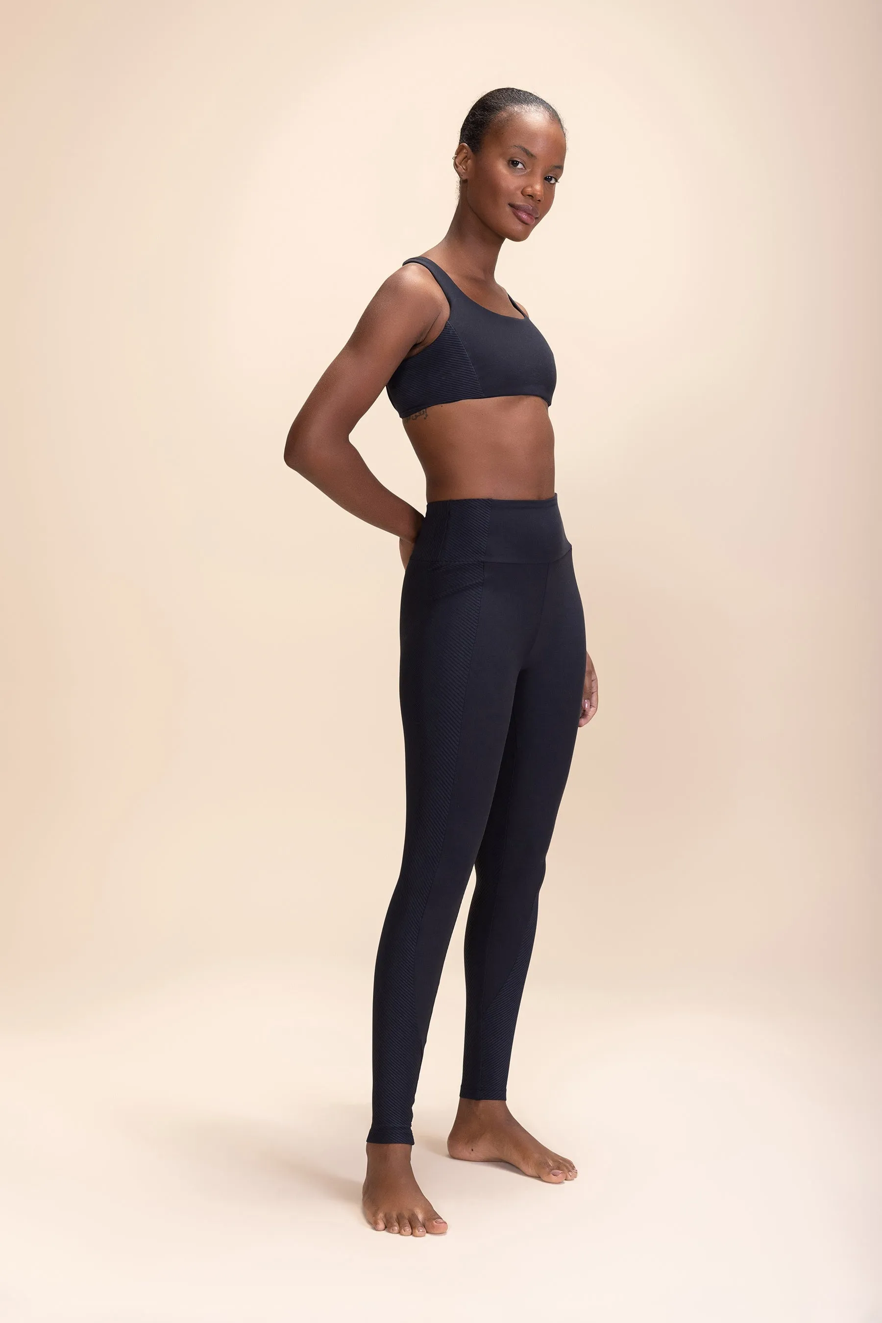 Rib Way Stirrup Leggings