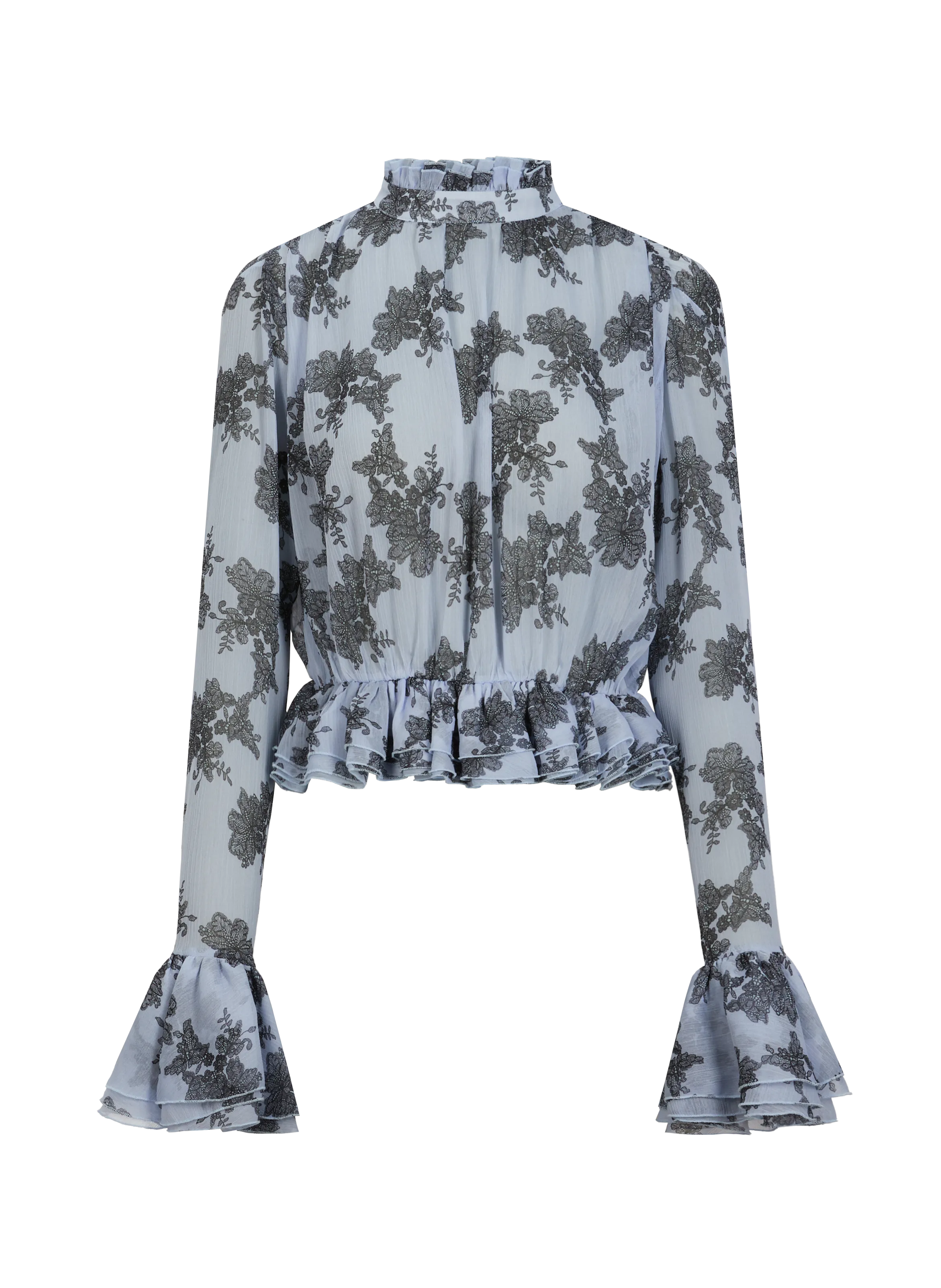 ROTATE  Patterned blouse - White