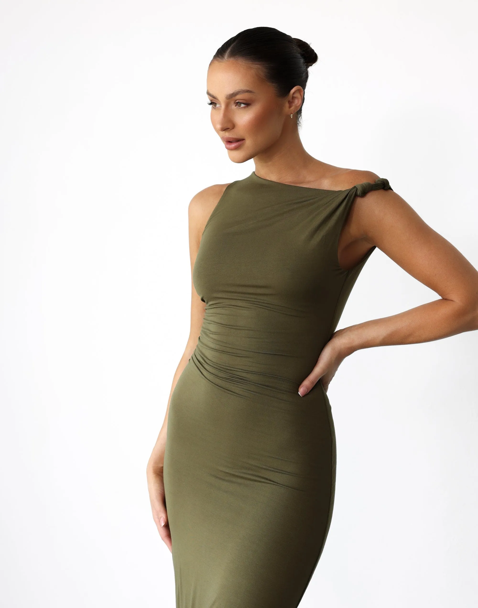 Sahana Maxi Dress (Khaki)