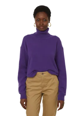 Saison 1865  Turtleneck jumper  - Purple