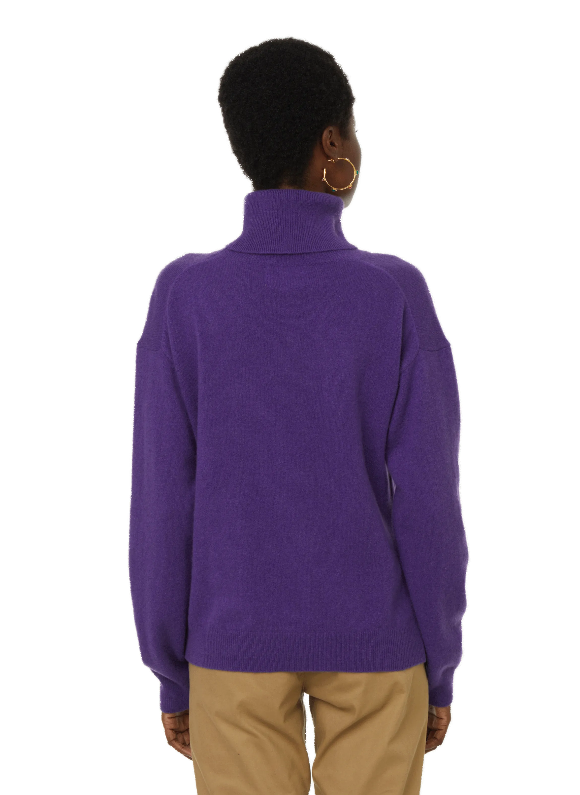 Saison 1865  Turtleneck jumper  - Purple