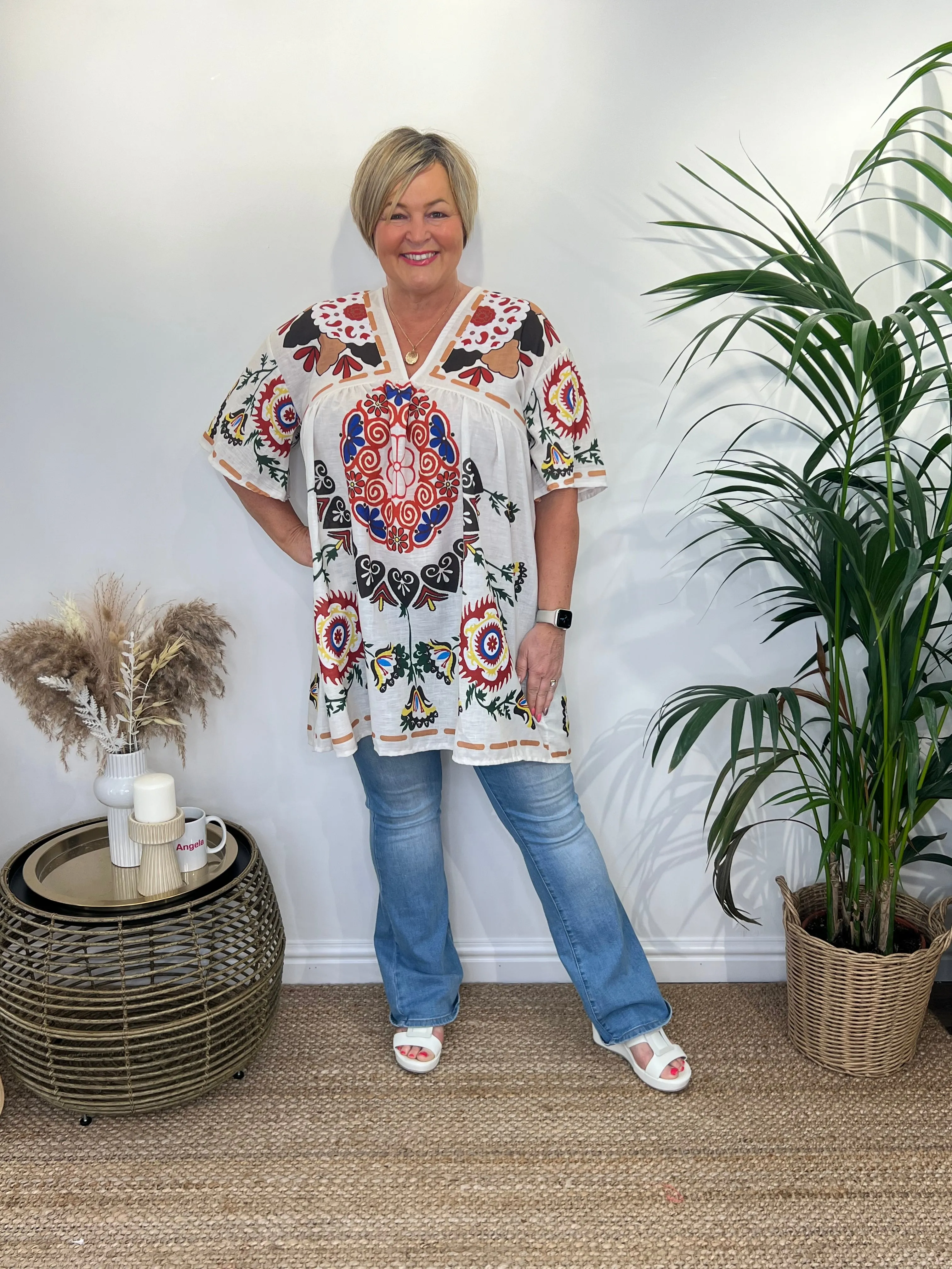 SALLY Smock Design Paisley Tunic