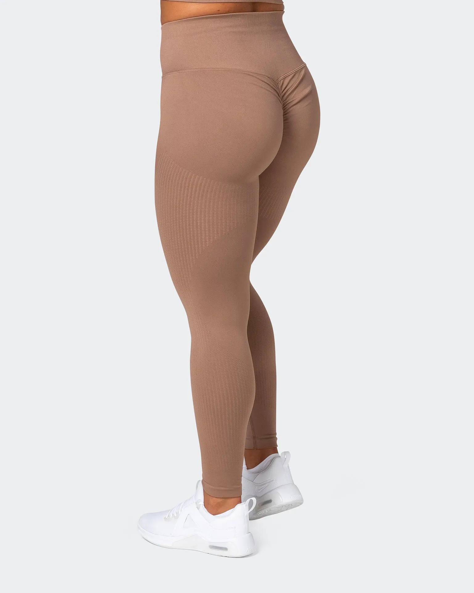 Seamless Full Length Leggings - Biscuit