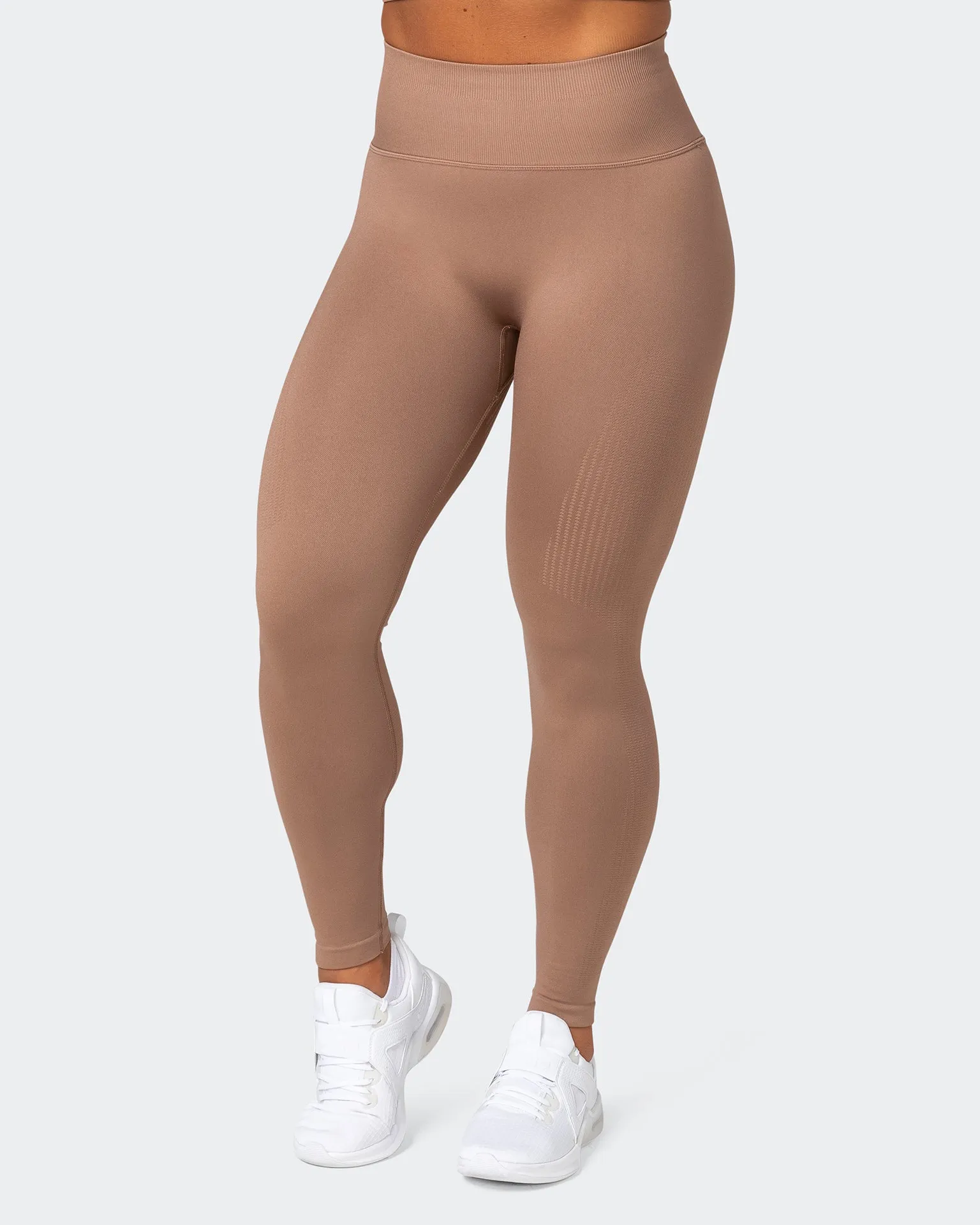 Seamless Full Length Leggings - Biscuit