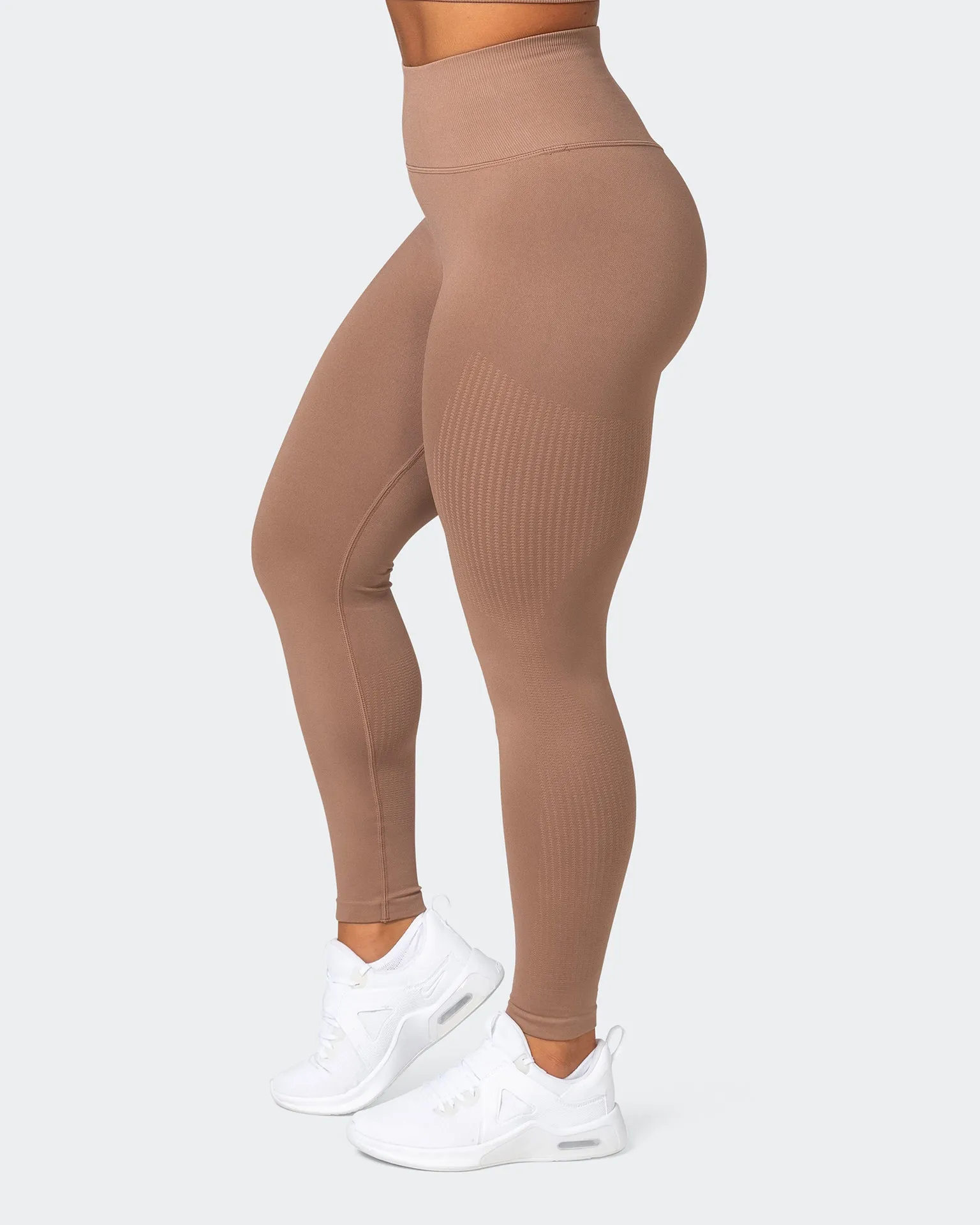 Seamless Full Length Leggings - Biscuit