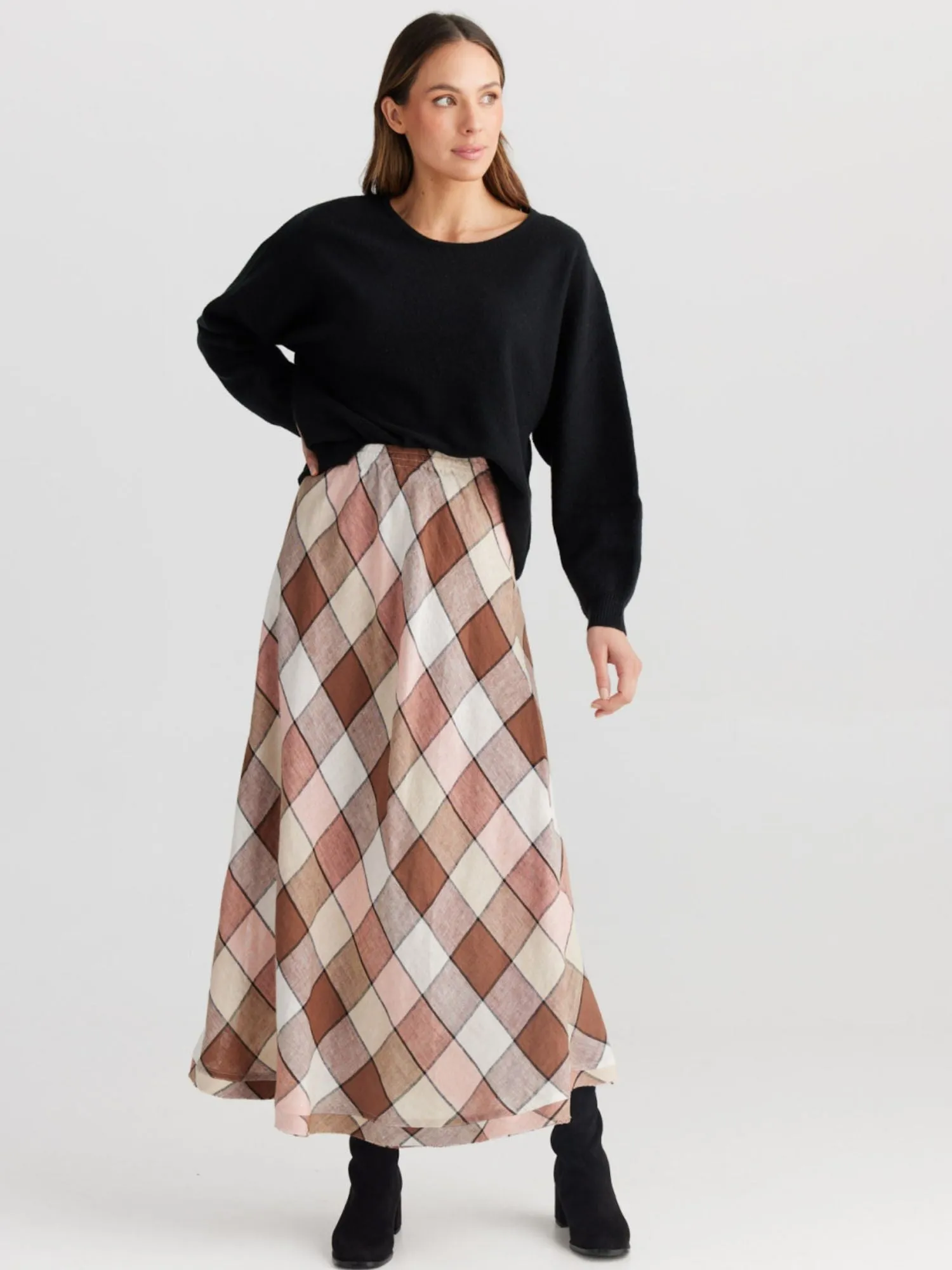 Sicily Skirt | Catalan Check