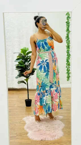 Sisi printed maxi dress