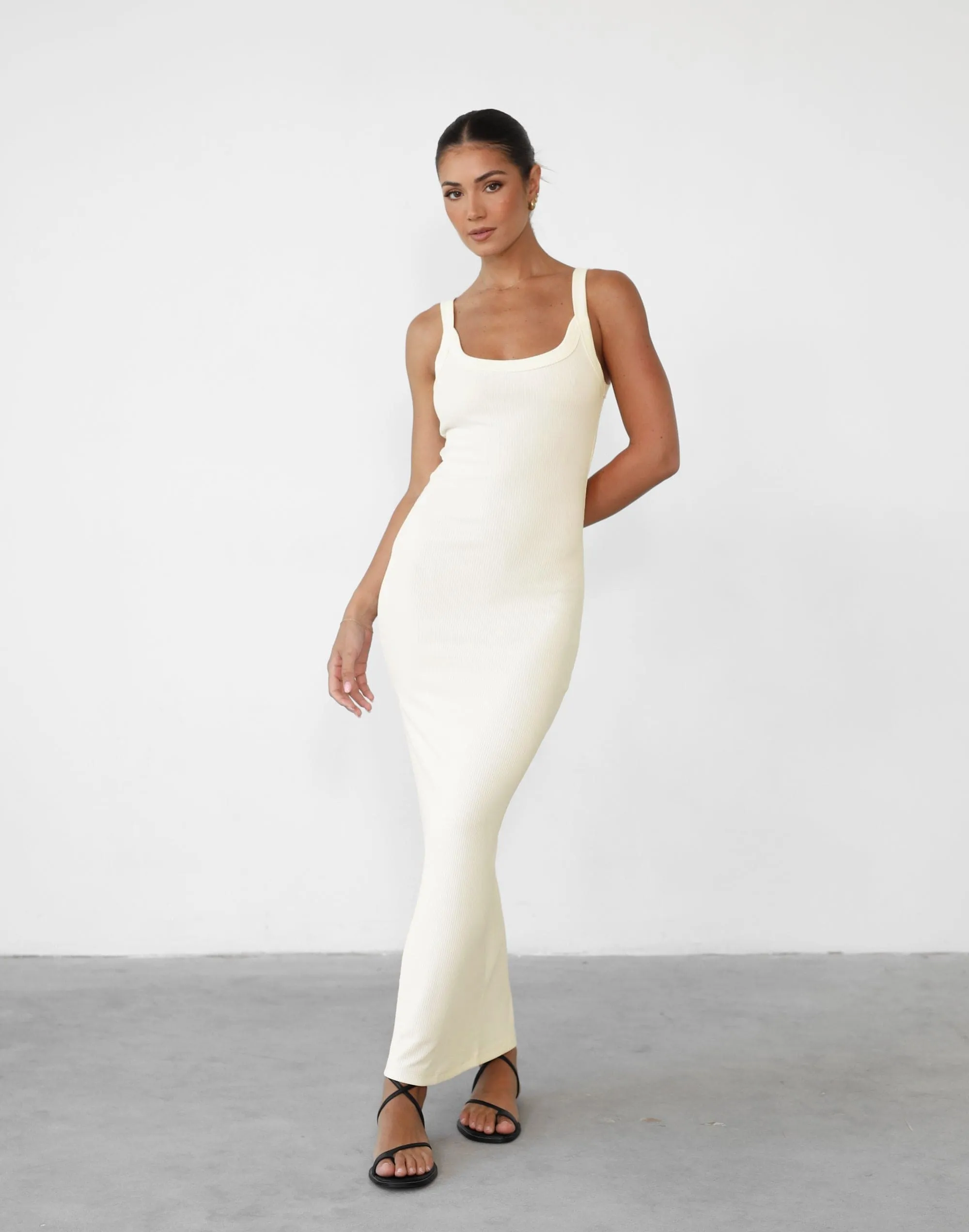 Skyler Maxi Dress (Off White)