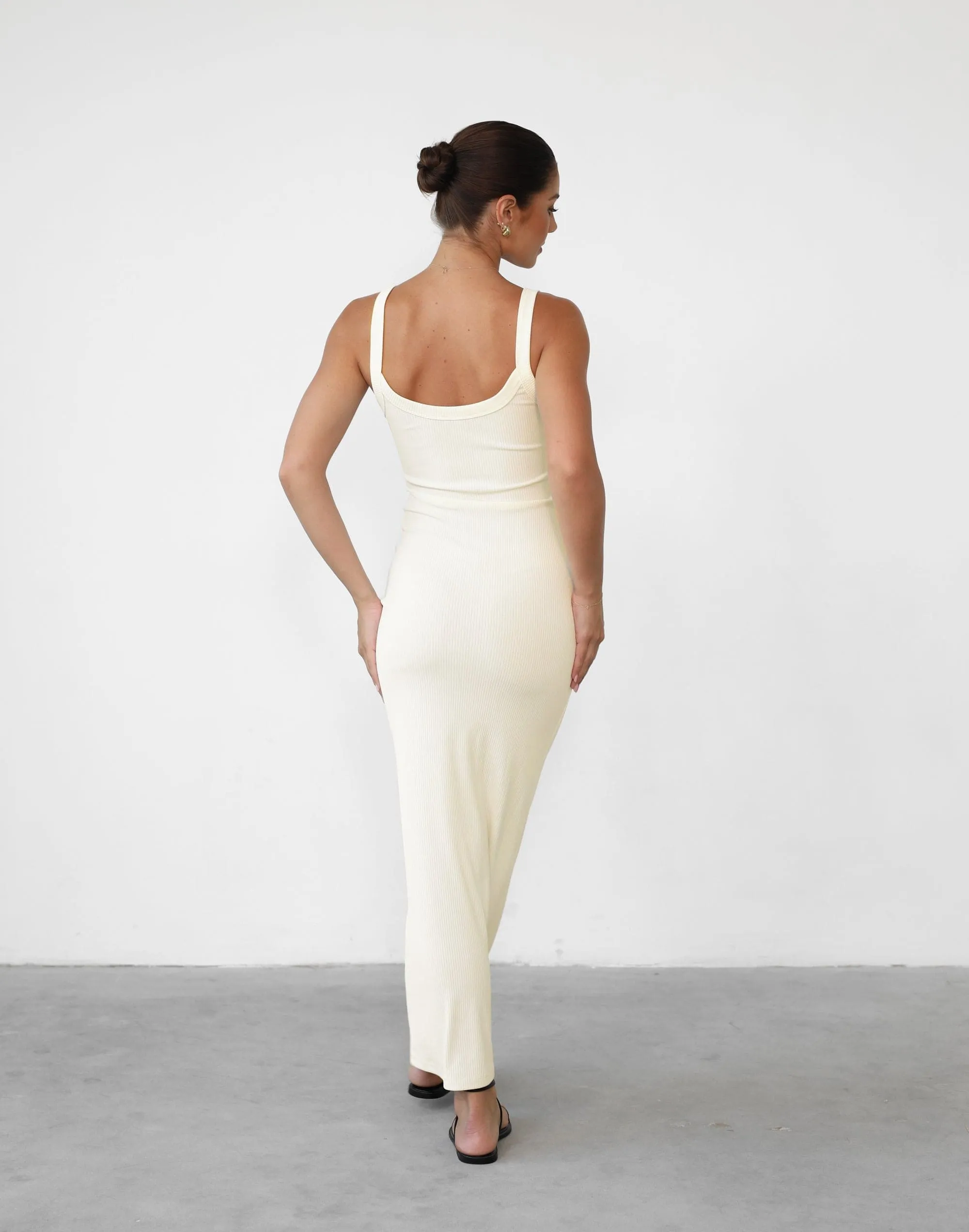 Skyler Maxi Dress (Off White)