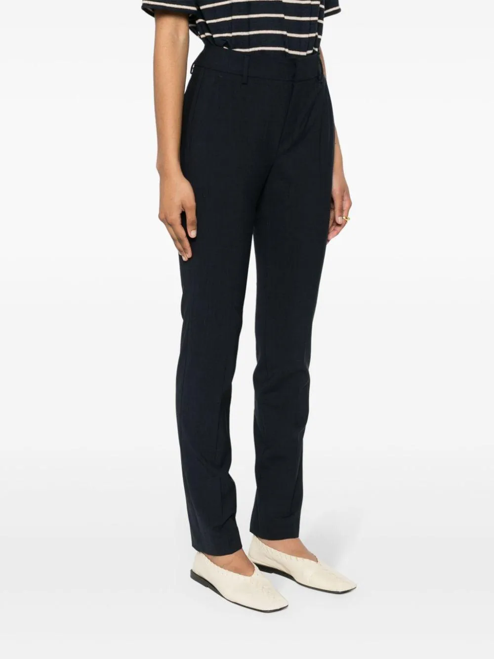 SLIM CUT CIGARETTE TROUSERS