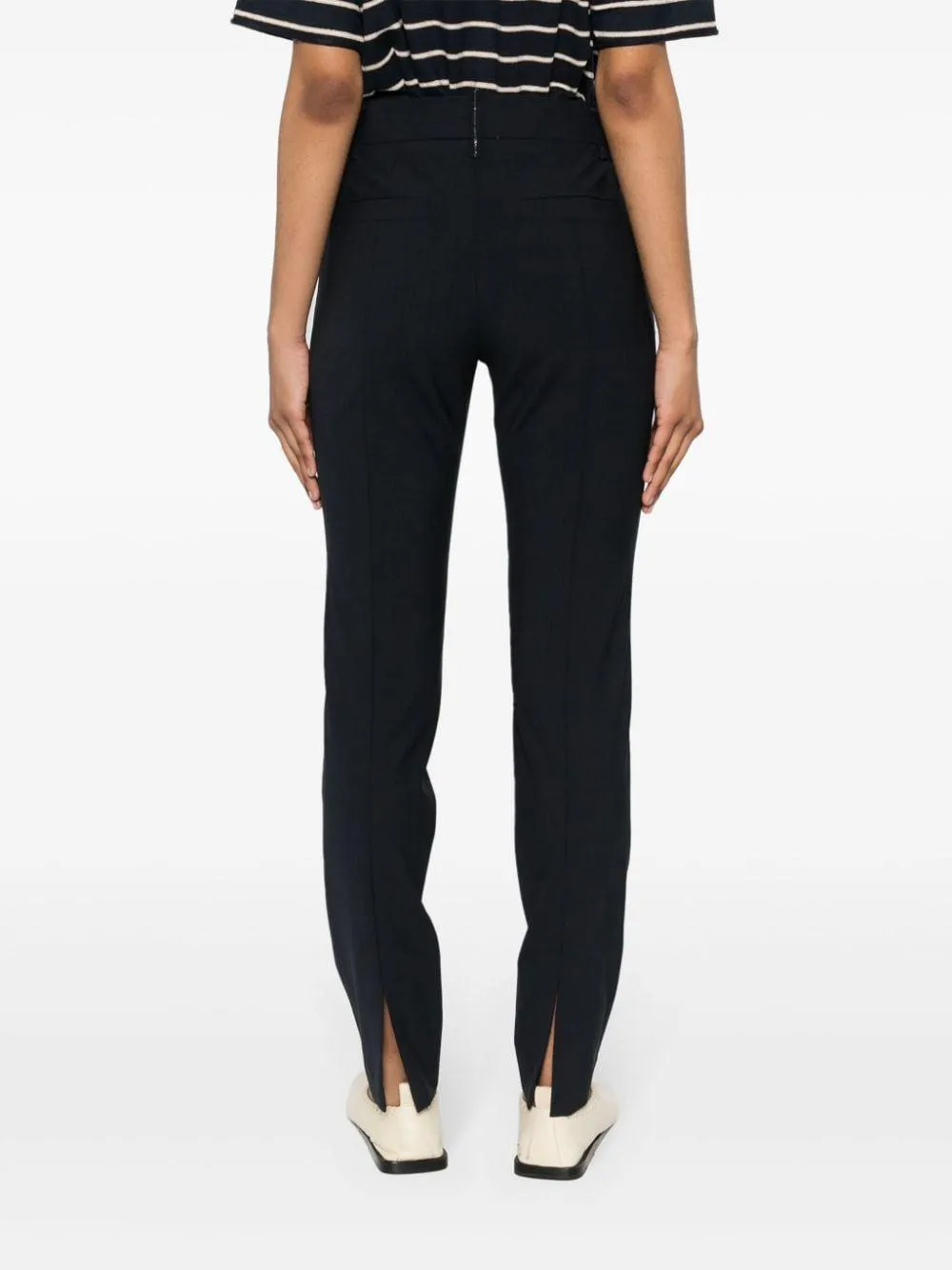 SLIM CUT CIGARETTE TROUSERS