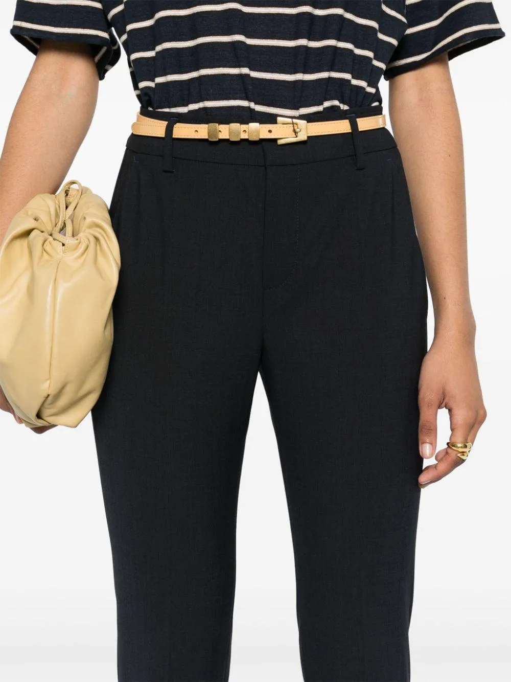 SLIM CUT CIGARETTE TROUSERS