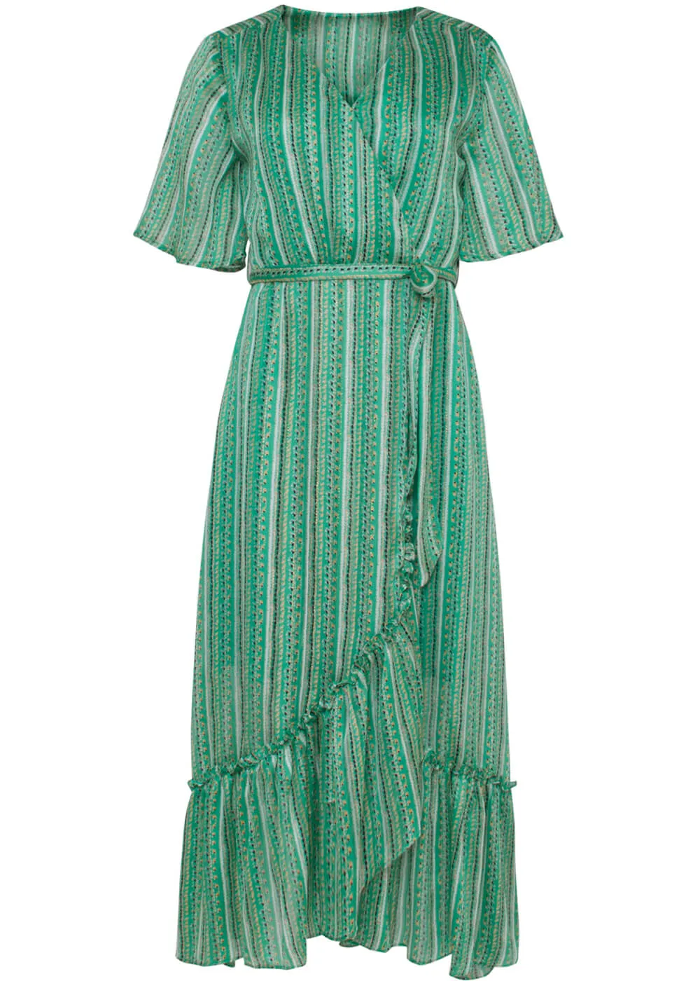 Smashed Lemon Dream The Dream 70's Maxi Dress Green