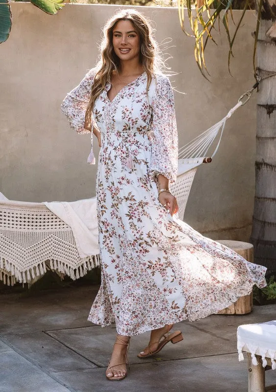 Smocked Waist Maxi Dress