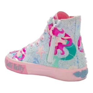 Sneakers da bambina sirenetta  celeste Cod: LKED3489