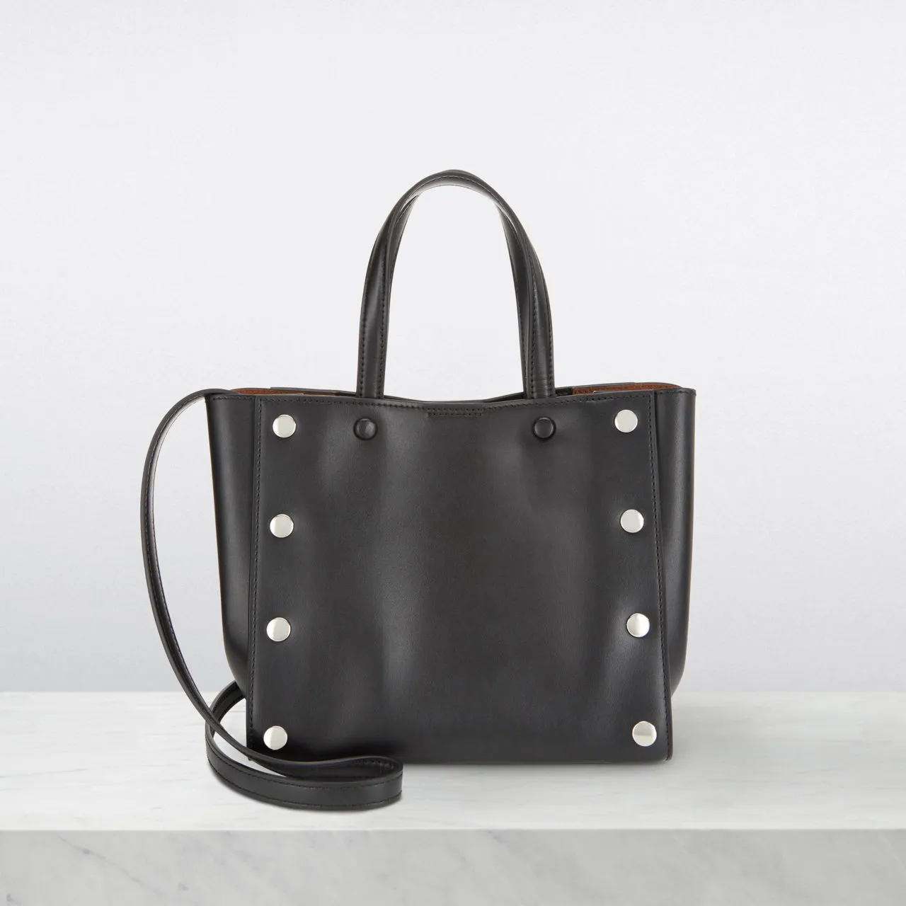 STELLA MCCARTNEY New Mini Stud Tote Bag - Black