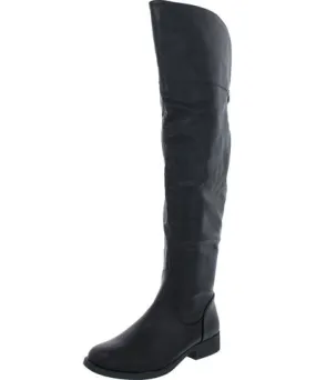 Sun + Stone Womens Pull On Tall Over-The-Knee Boots