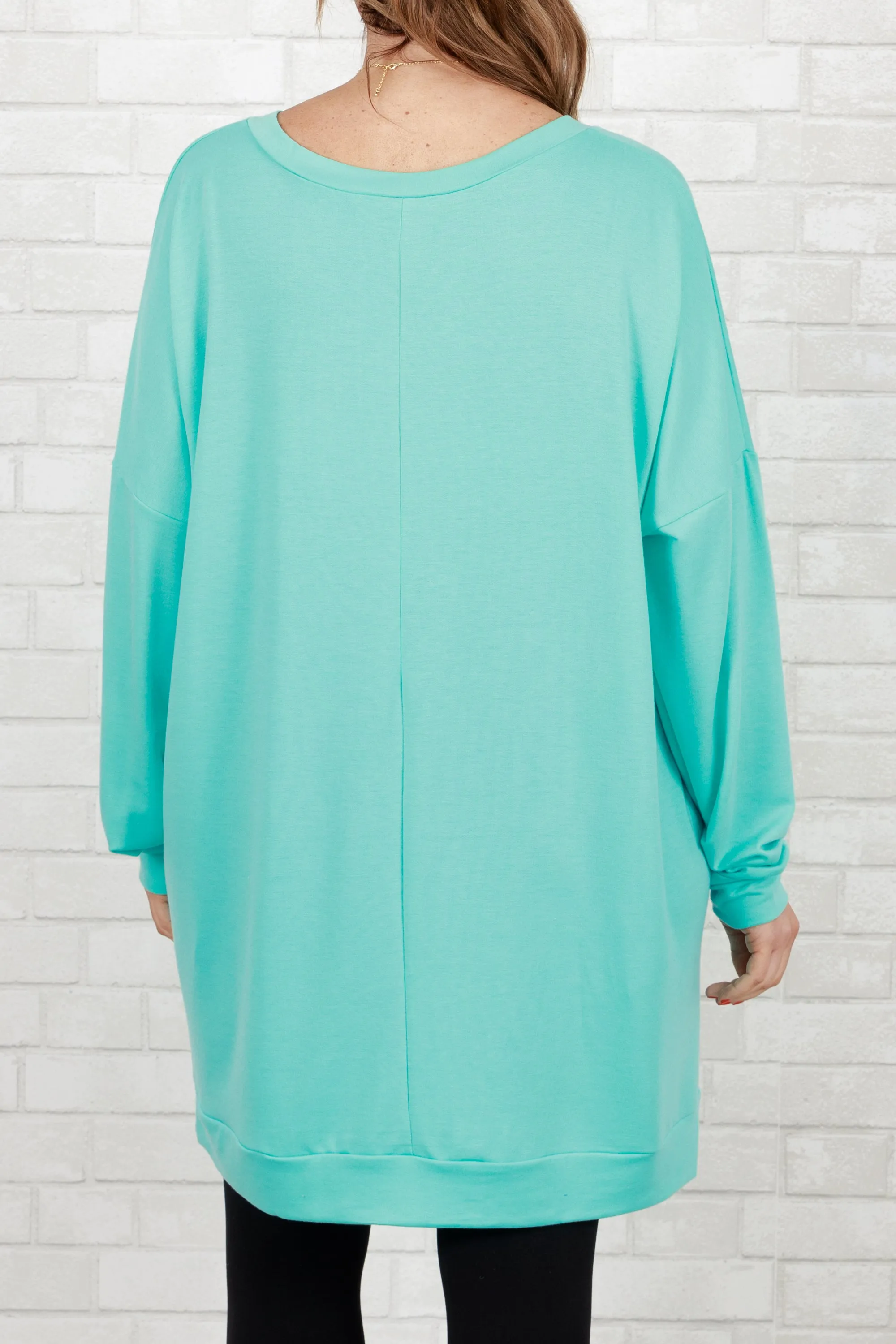 Take It All Tunic, Mint