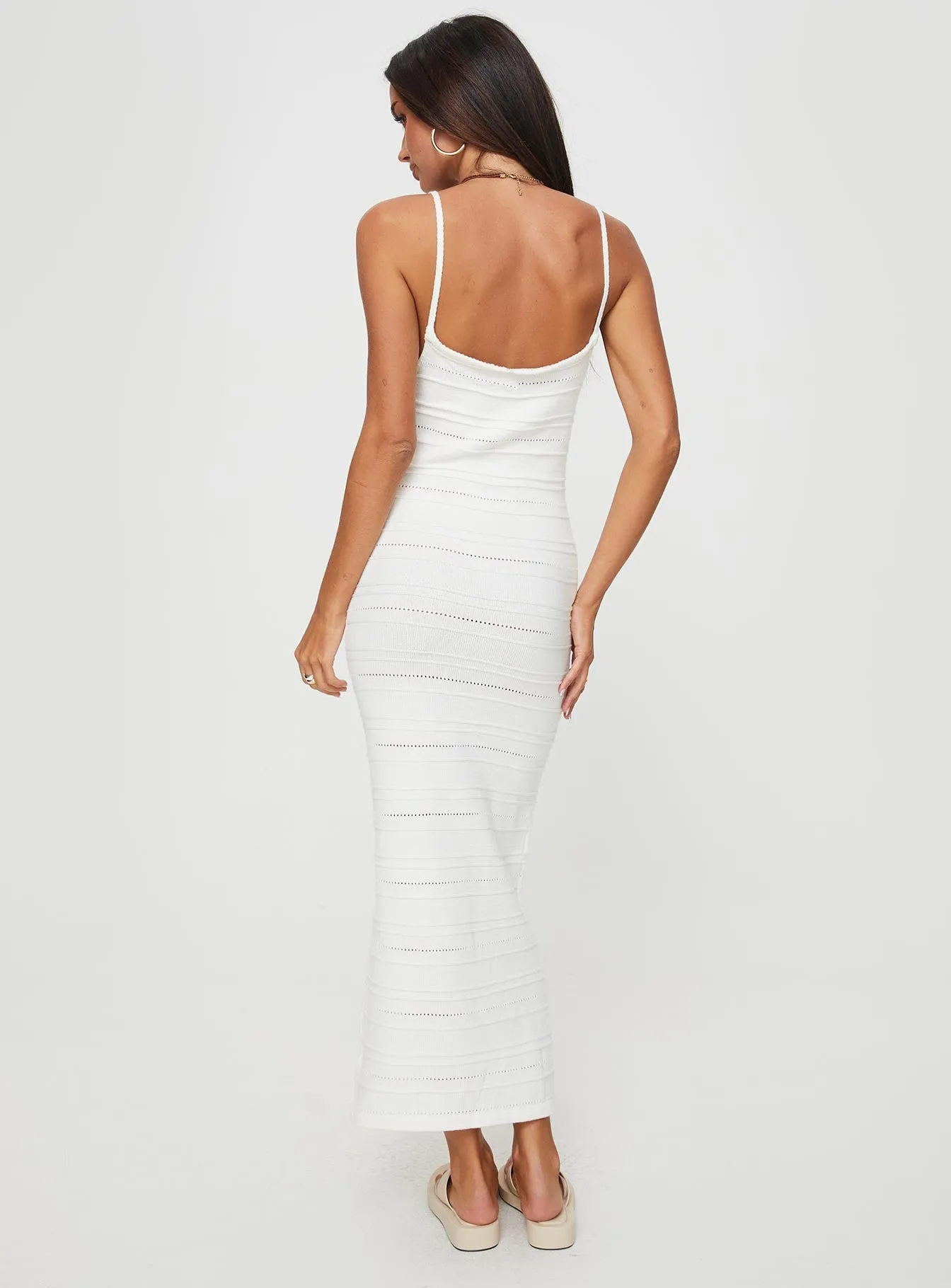 Tecna Midi Dress White