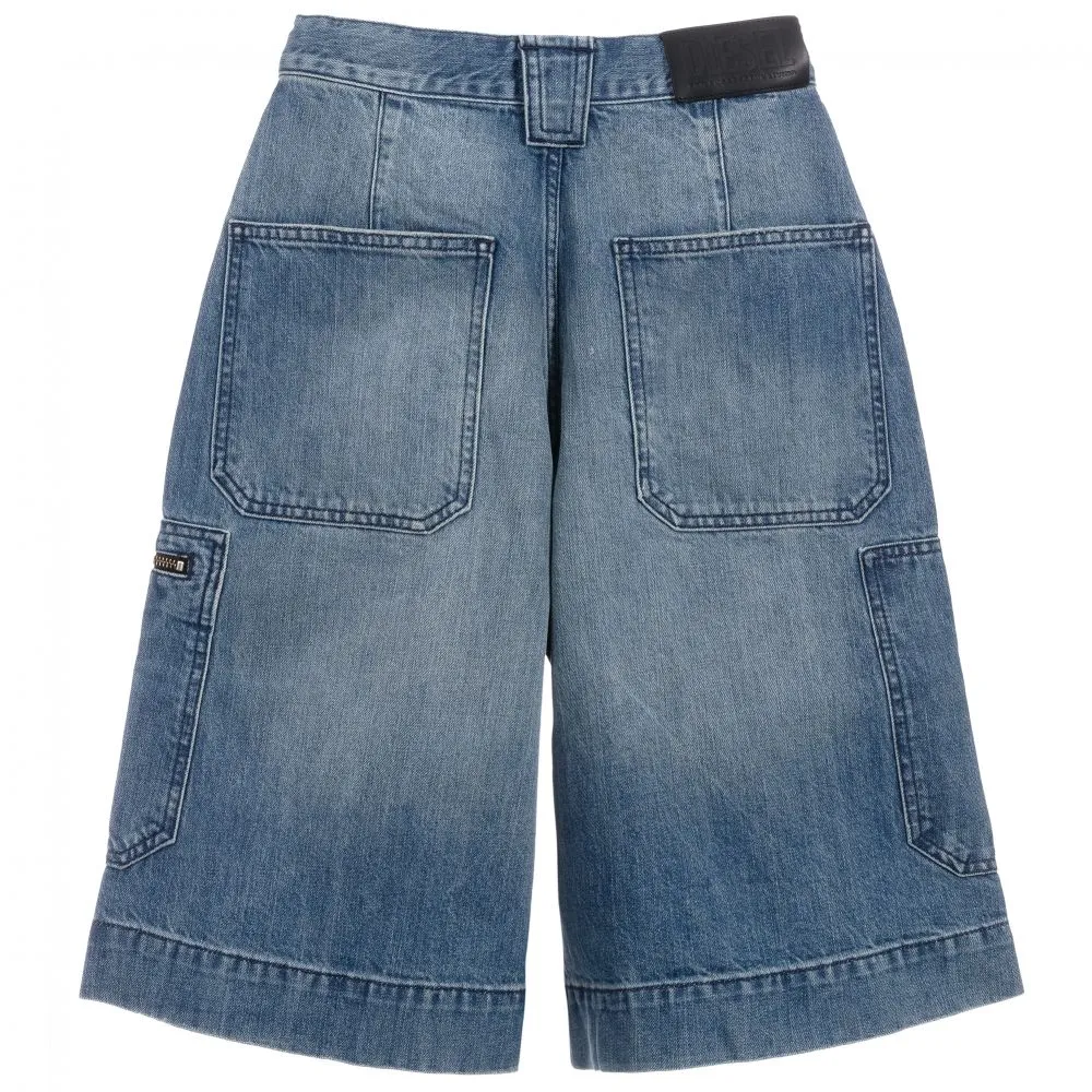 Teen Blue Denim Culottes