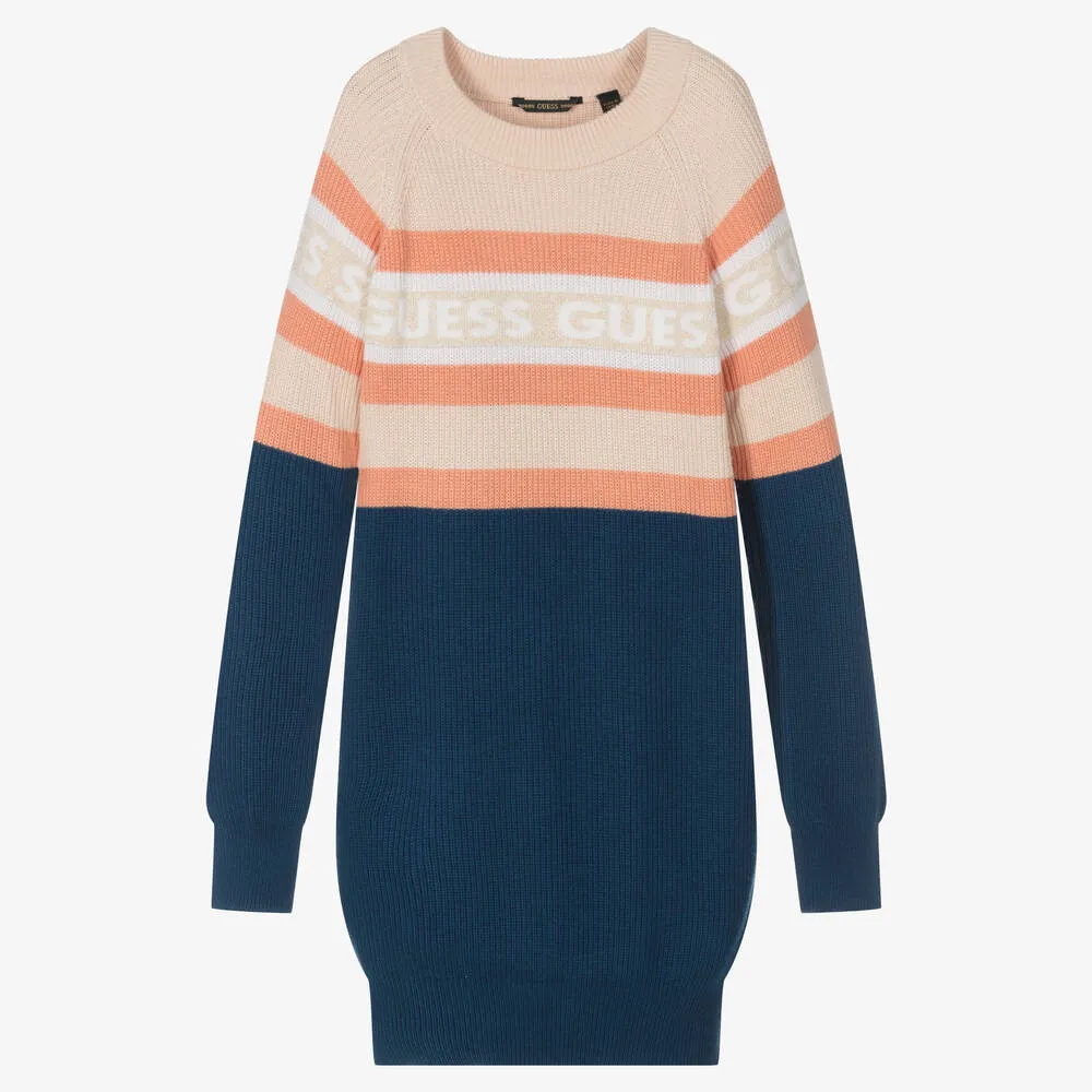 Teen Girls Stripe Sweater Dress