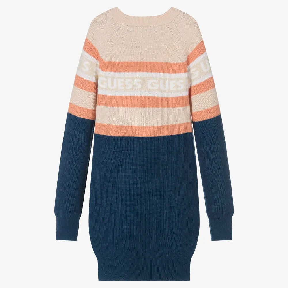 Teen Girls Stripe Sweater Dress