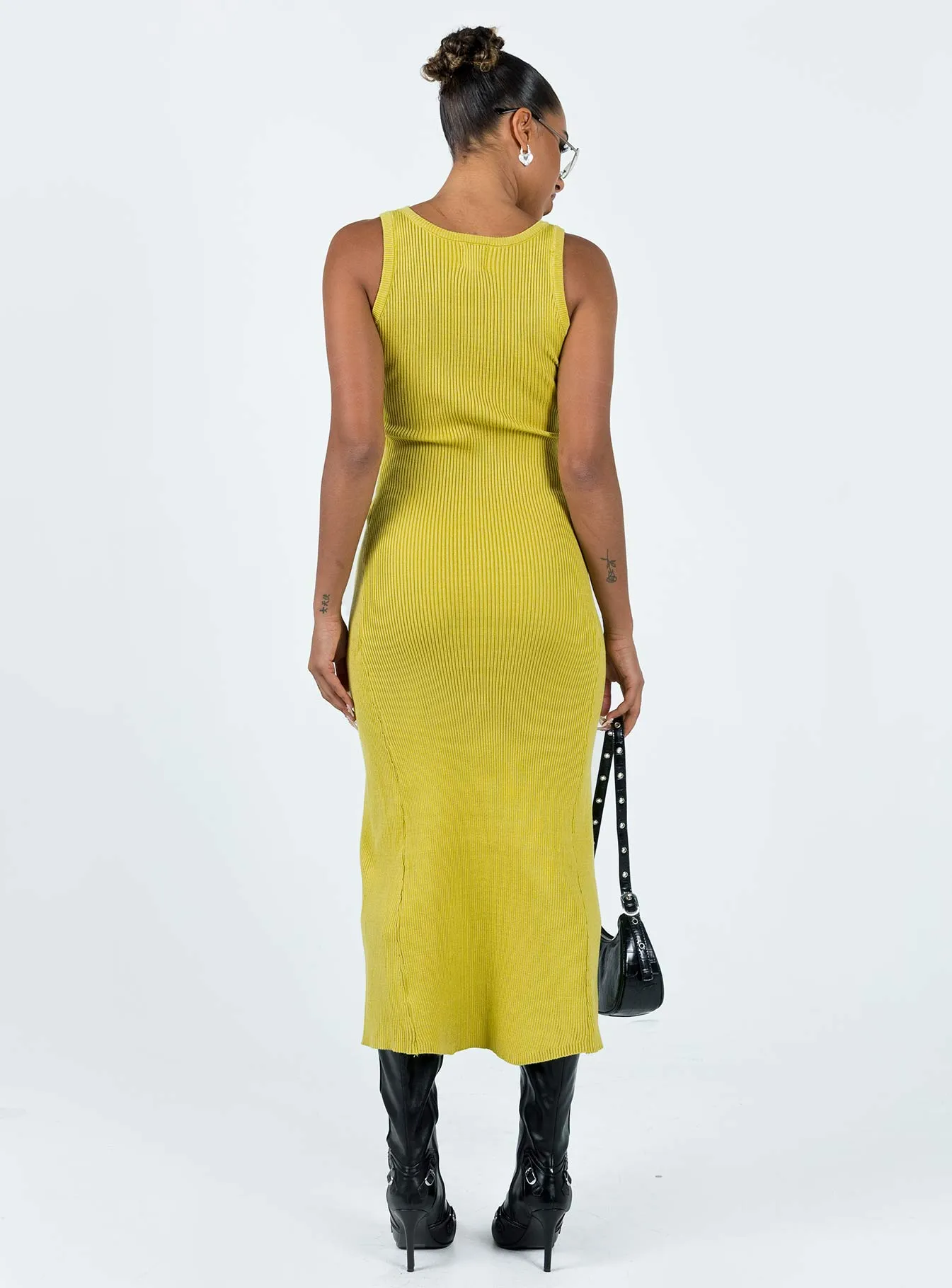 Thalma Midi Dress Lime