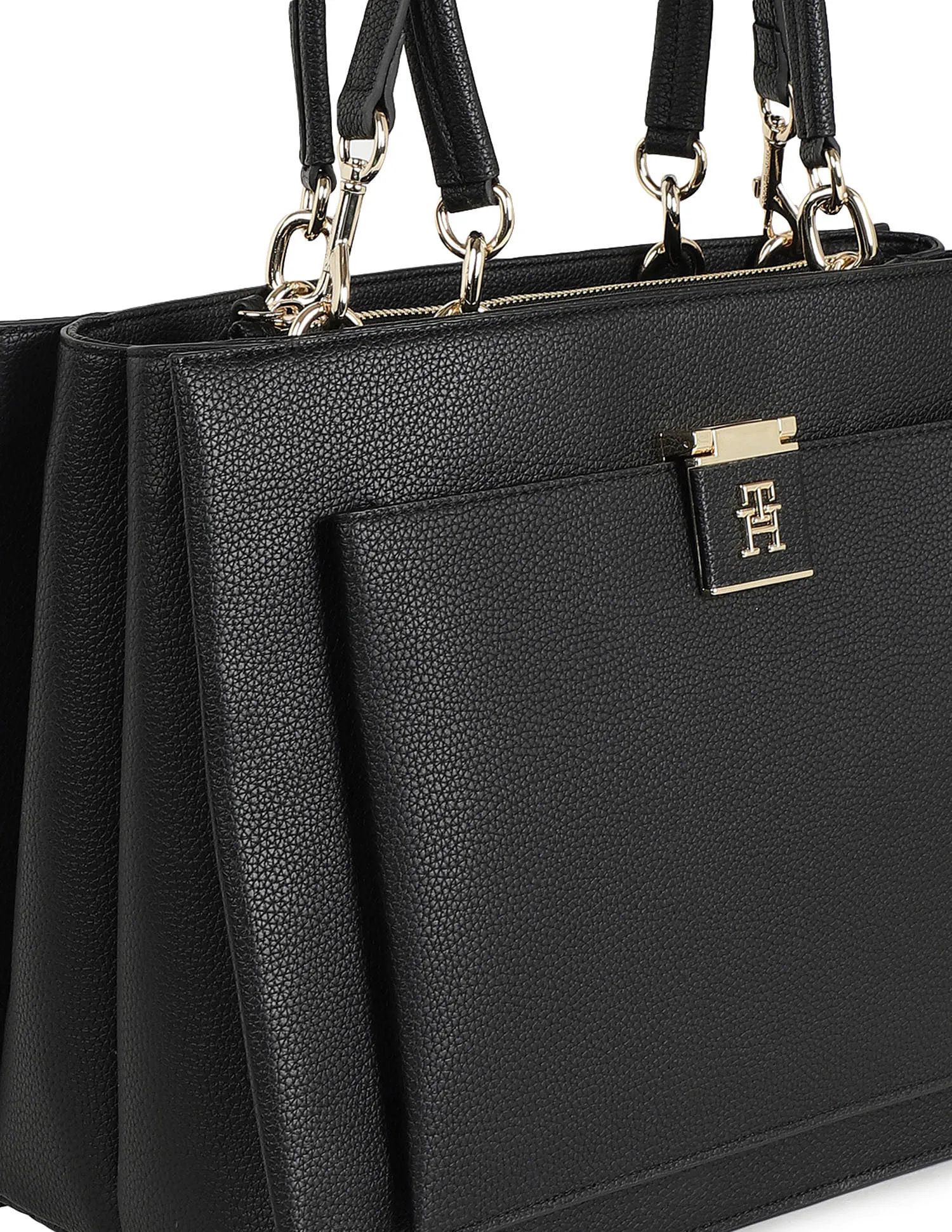 Tommy Hilfiger Textured Satchel Bag