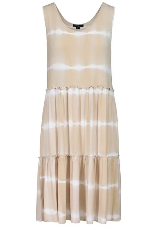 Tribal Flounce Jersey Dress