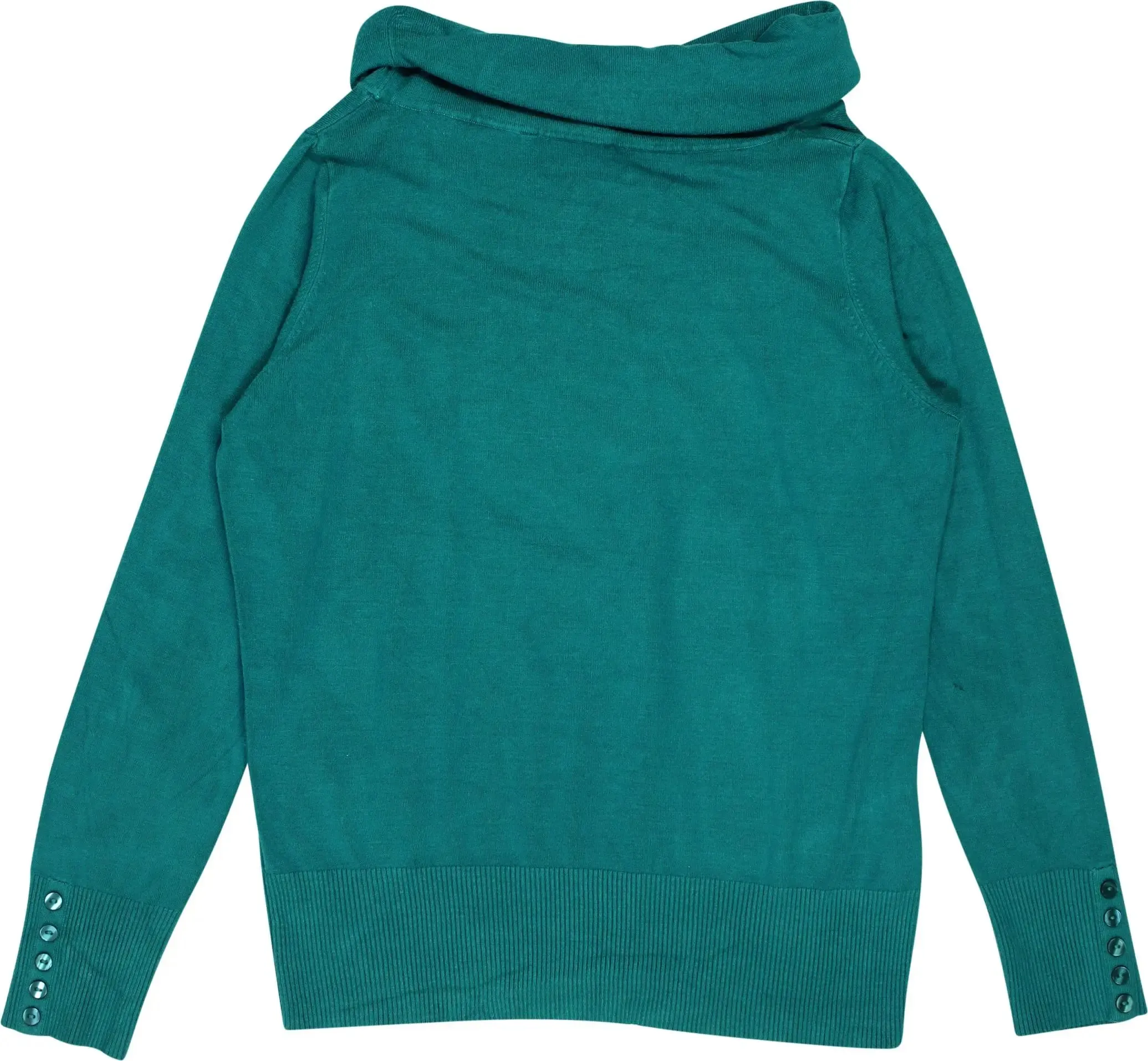 Turquoise Turtleneck Jumper | ThriftTale