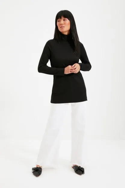 Turtleneck Knitted Body Tunic