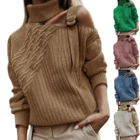 Turtleneck Long Sleeve Sweater