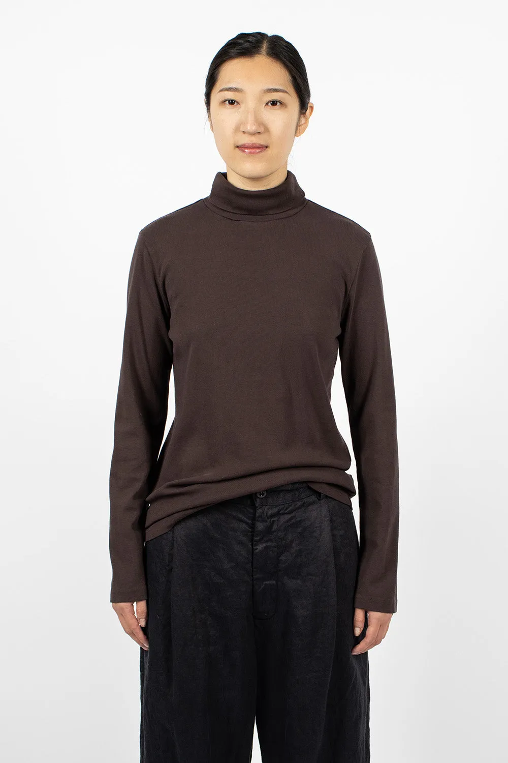 Turtleneck Top Plum