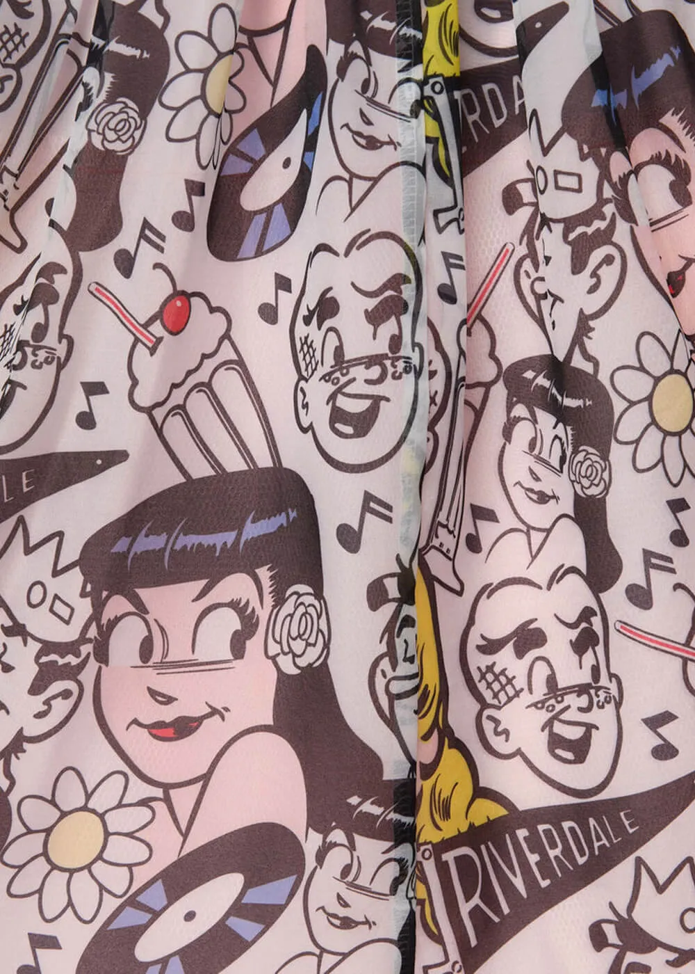 Unique Vintage x Betty & Veronica Riverdale Adventures 50's Swing Skirt