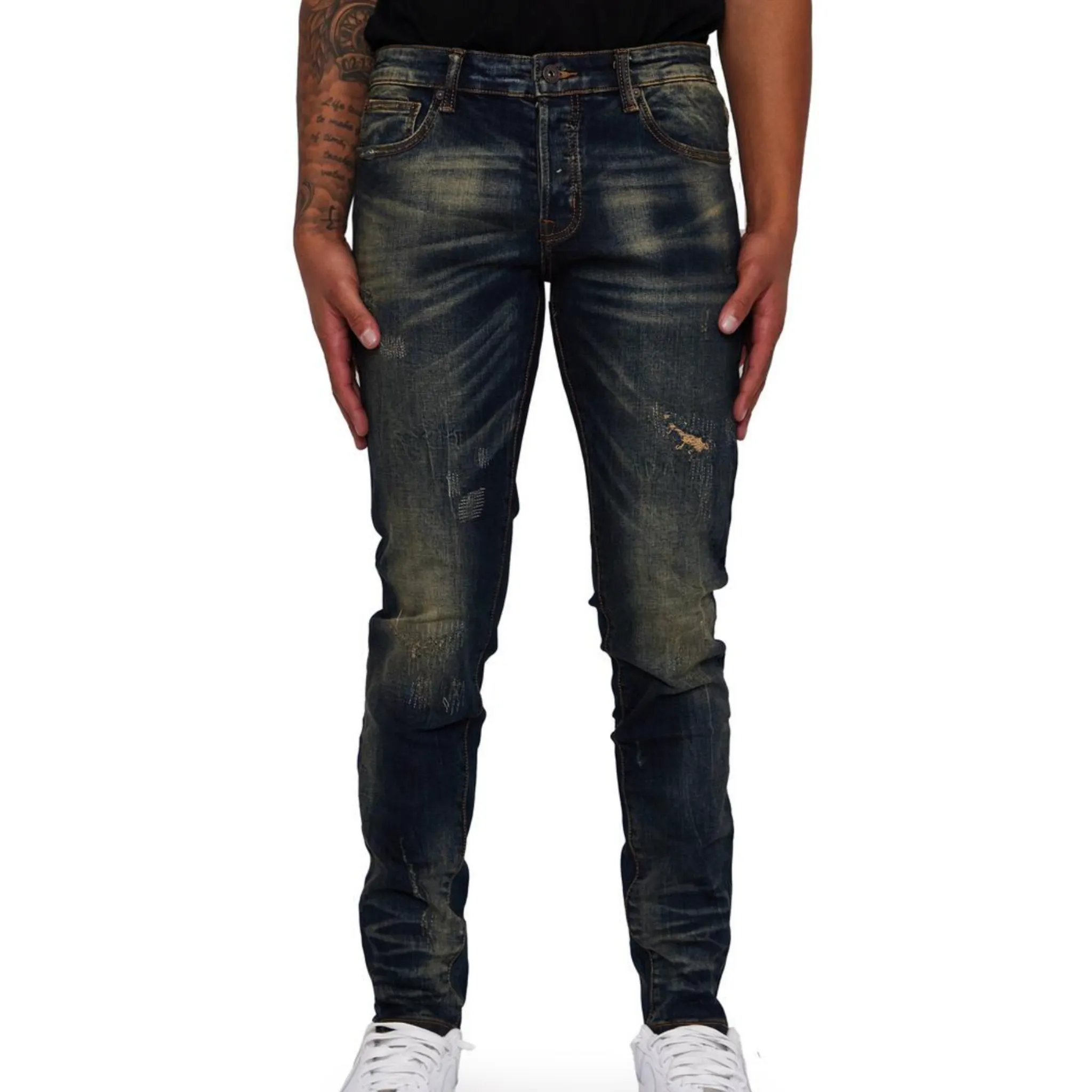 Valabasas OG OG Skinny Jeans (BLUE SPORCO)