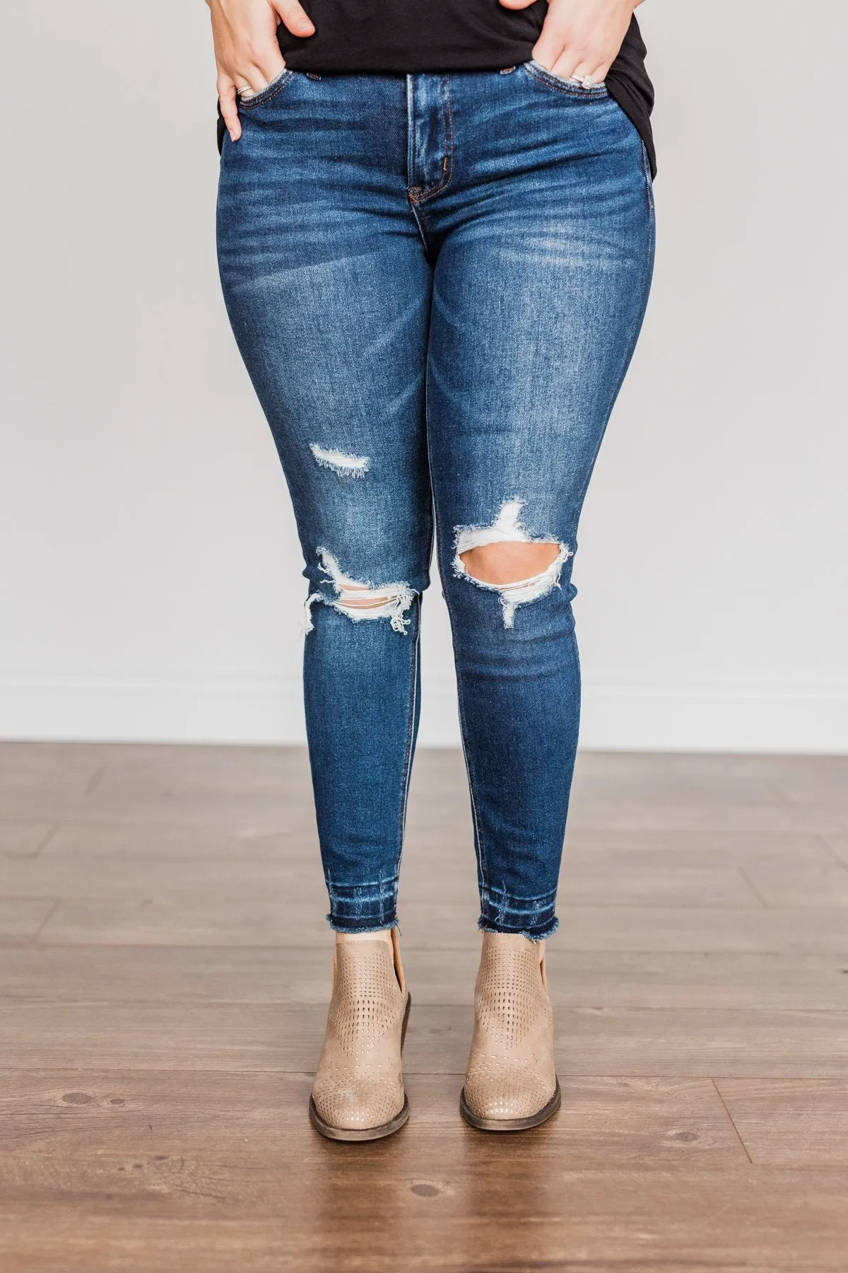 Vervet Mid-Rise Skinny Jeans- Martha Wash