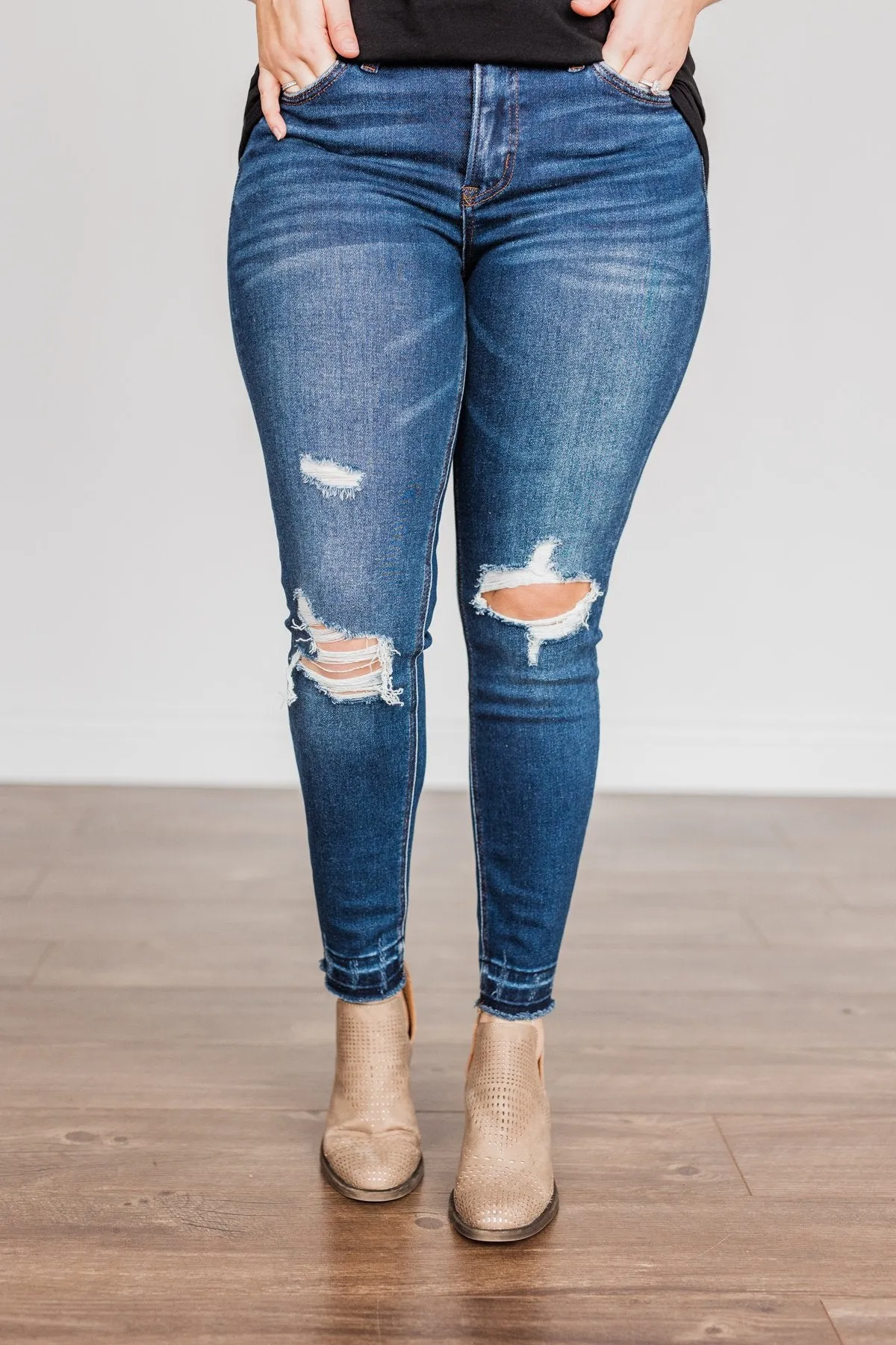 Vervet Mid-Rise Skinny Jeans- Martha Wash