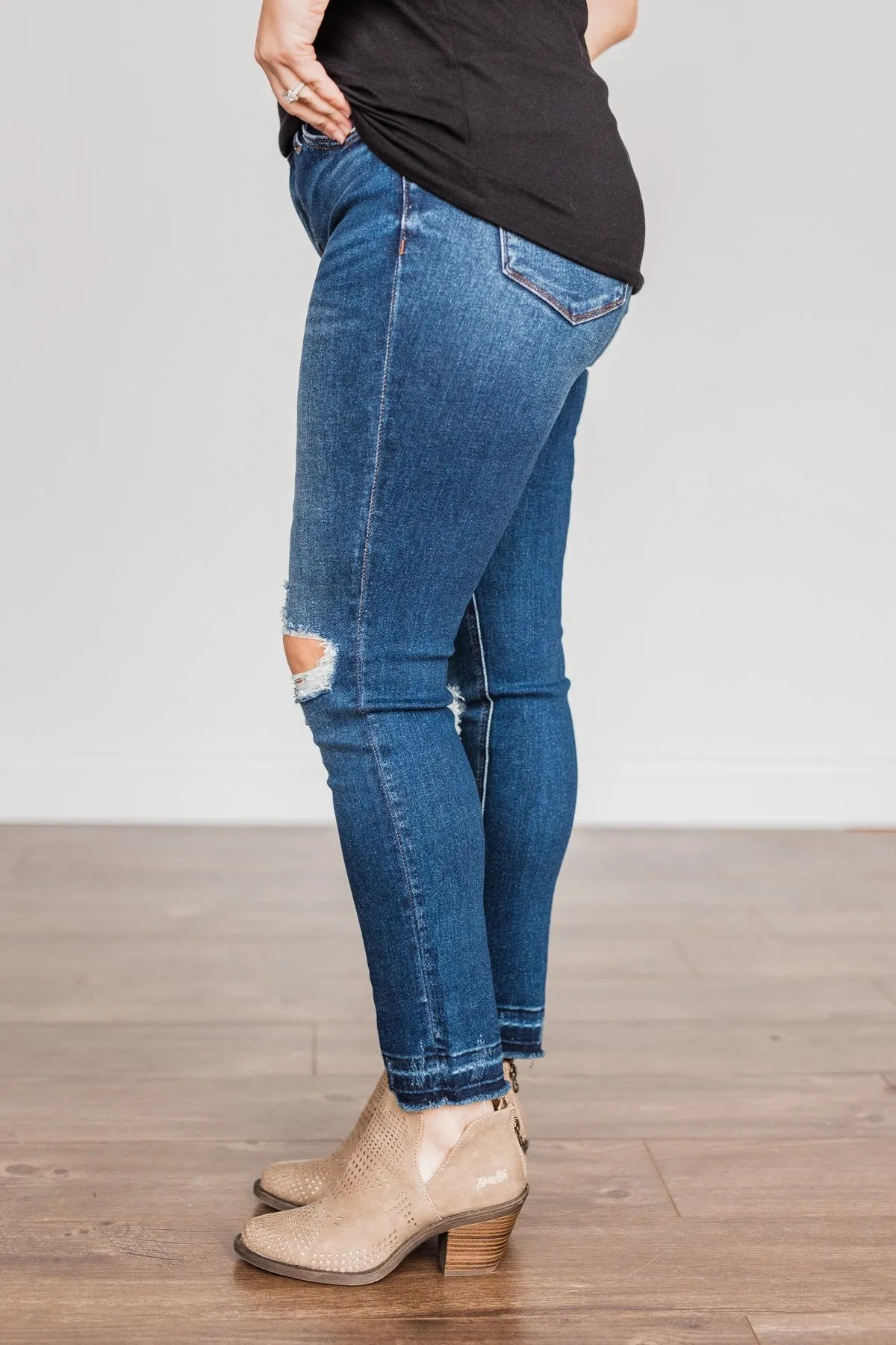 Vervet Mid-Rise Skinny Jeans- Martha Wash