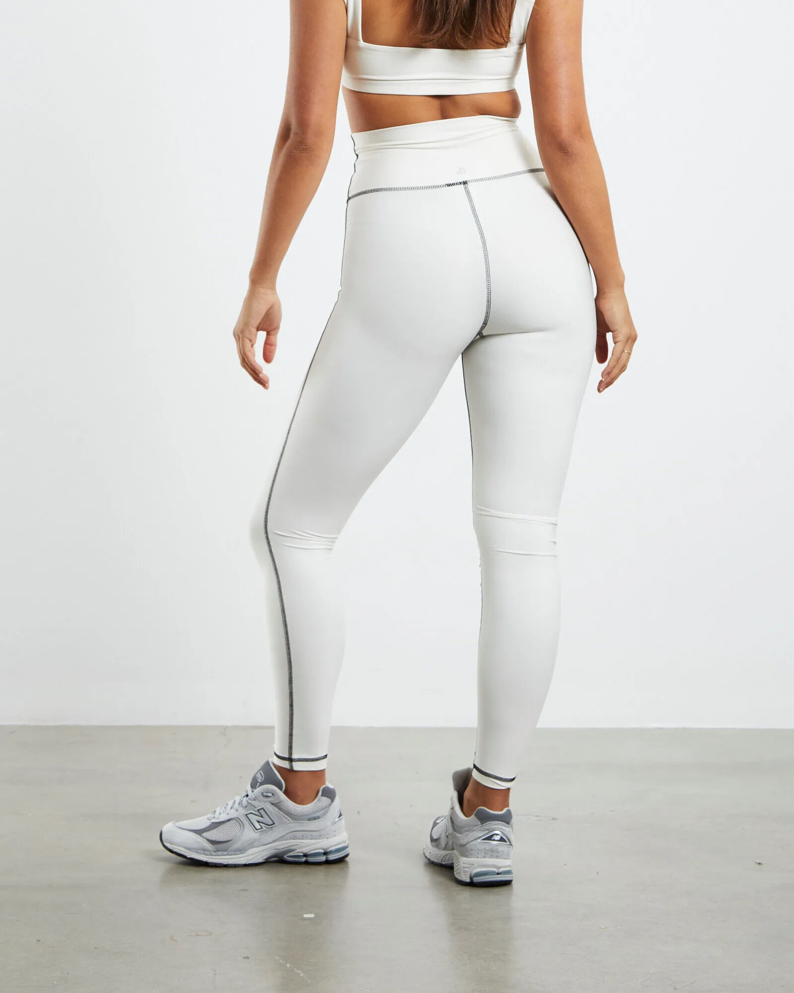 WeWoreWhat Corset Leggings Off White