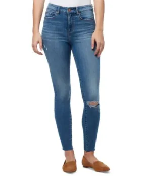 William Rast Women's Distressed High Rise Skinny Jeans Blue Size 27