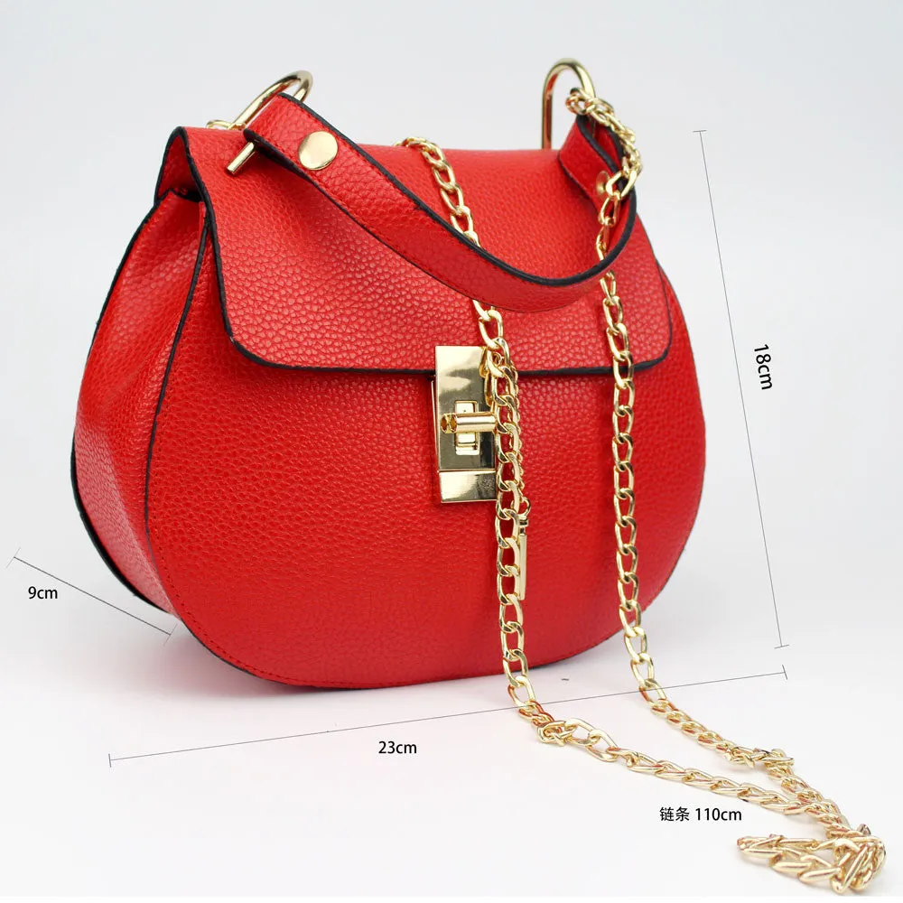 Women Bag Chain Leather Crossbody Shoulder Messenger Bags Hbags Women FamousHbag designer Bag